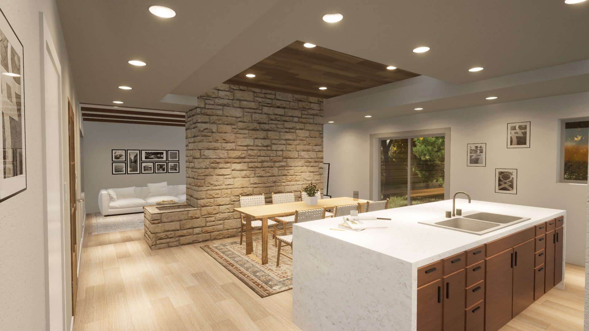 A Modern Transitional Style Renovation for a Mid Century Modern Ranch House in Pittsburgh Designed by David Stumpf Architecture (6).jpg