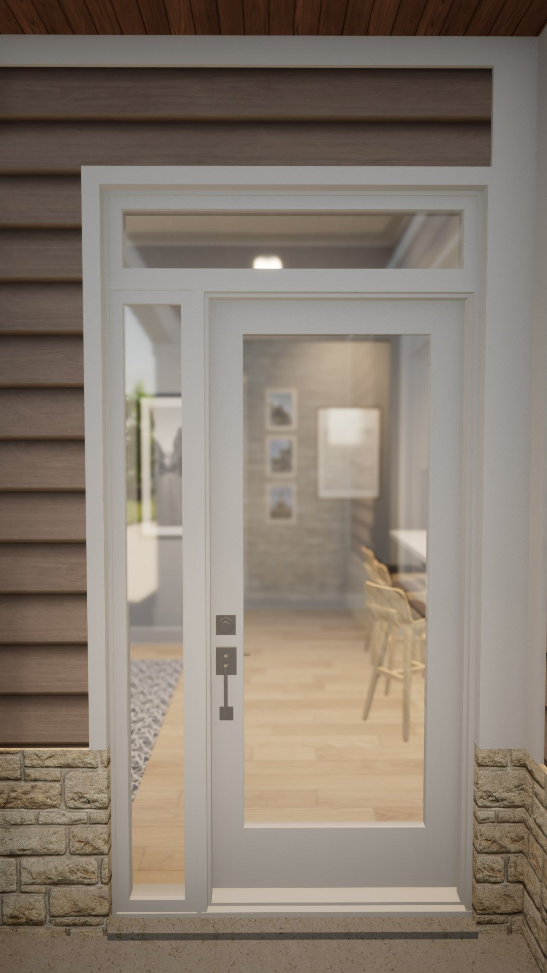 Williams Residence Addition and Remodel_Architectural Renderings _Front Door Detail.jpg