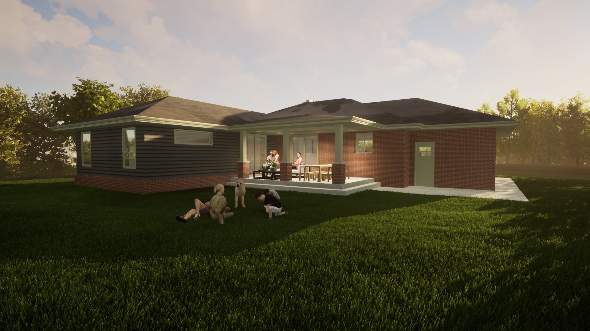 East Elevation_Midcentury Ranch Addition and Renovation_David Stumpf Architecture LLC_Pittsburgh Architect_Dallas Architect.jpg