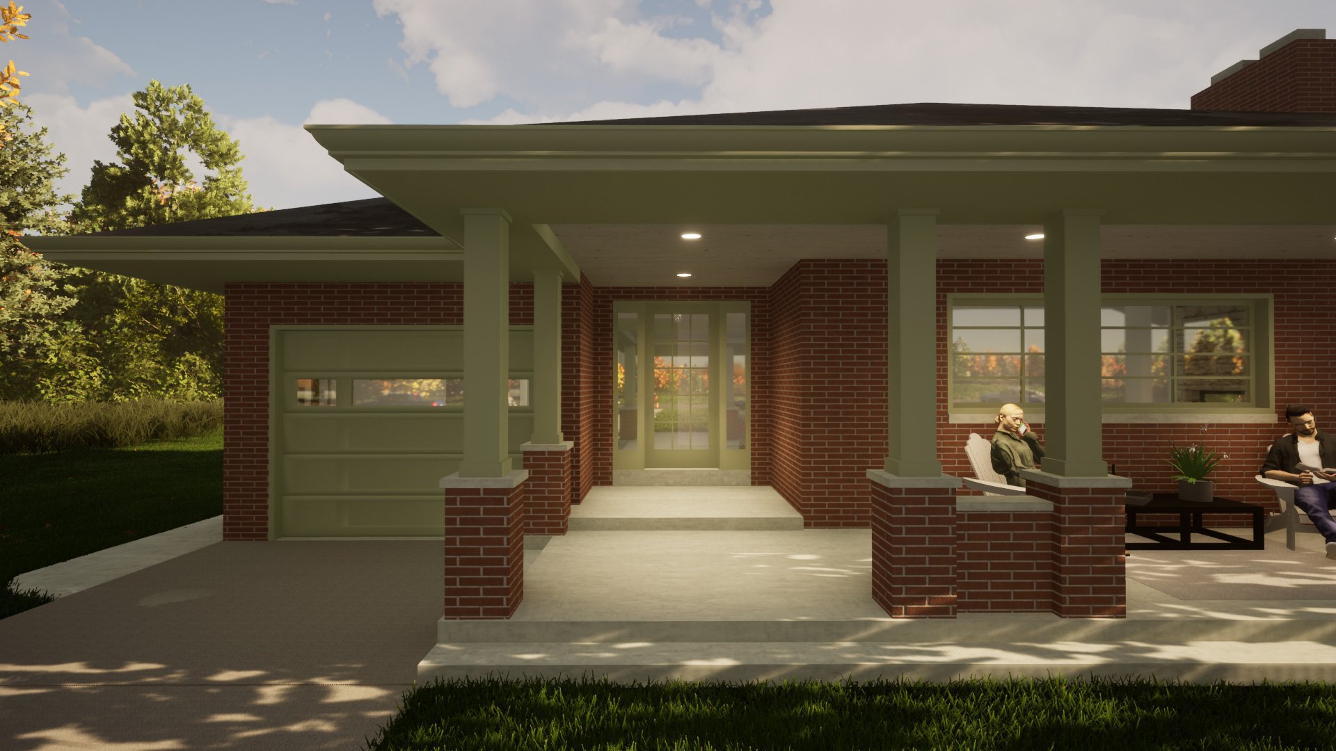 Front Entry_Midcentury Ranch Addition and Renovation_David Stumpf Architecture LLC_Pittsburgh Architect_Dallas Architect.jpg
