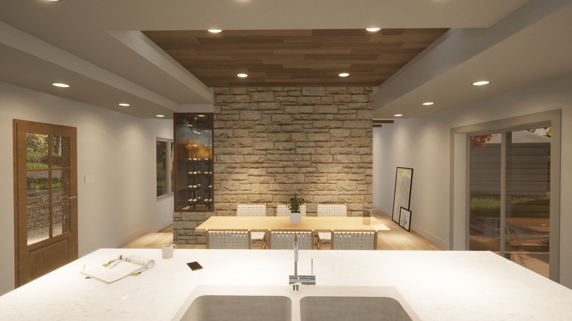 A Modern Transitional Style Renovation for a Mid Century Modern Ranch House in Pittsburgh Designed by David Stumpf Architecture (13).jpg