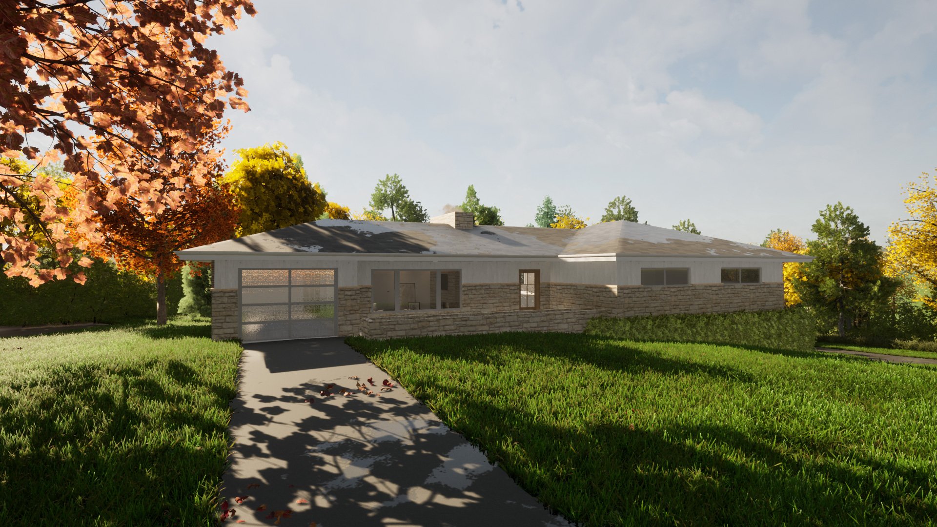 A Modern Transitional Style Renovation for a Mid Century Modern Ranch House in Pittsburgh Designed by David Stumpf Architecture (3).jpg