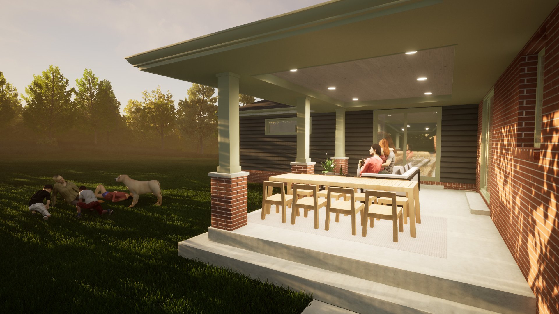 Rear Covered Porch Addition_Midcentury Ranch Addition and Renovation_David Stumpf Architecture LLC_Pittsburgh Architect_Dallas Architect.jpg