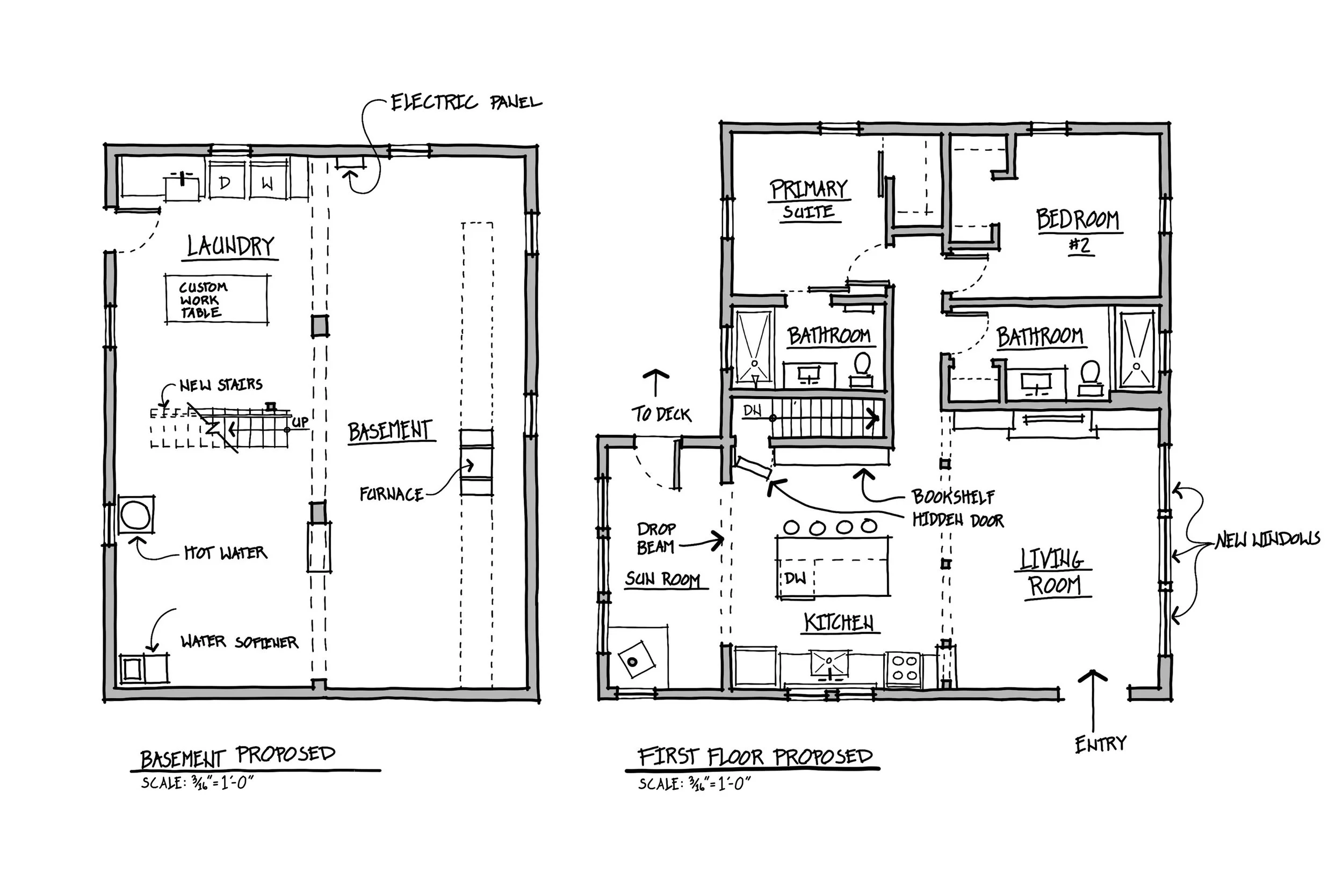 Mori Residence Designed by David Stumpf Architecture_Schematic Design Floor Plans.jpg