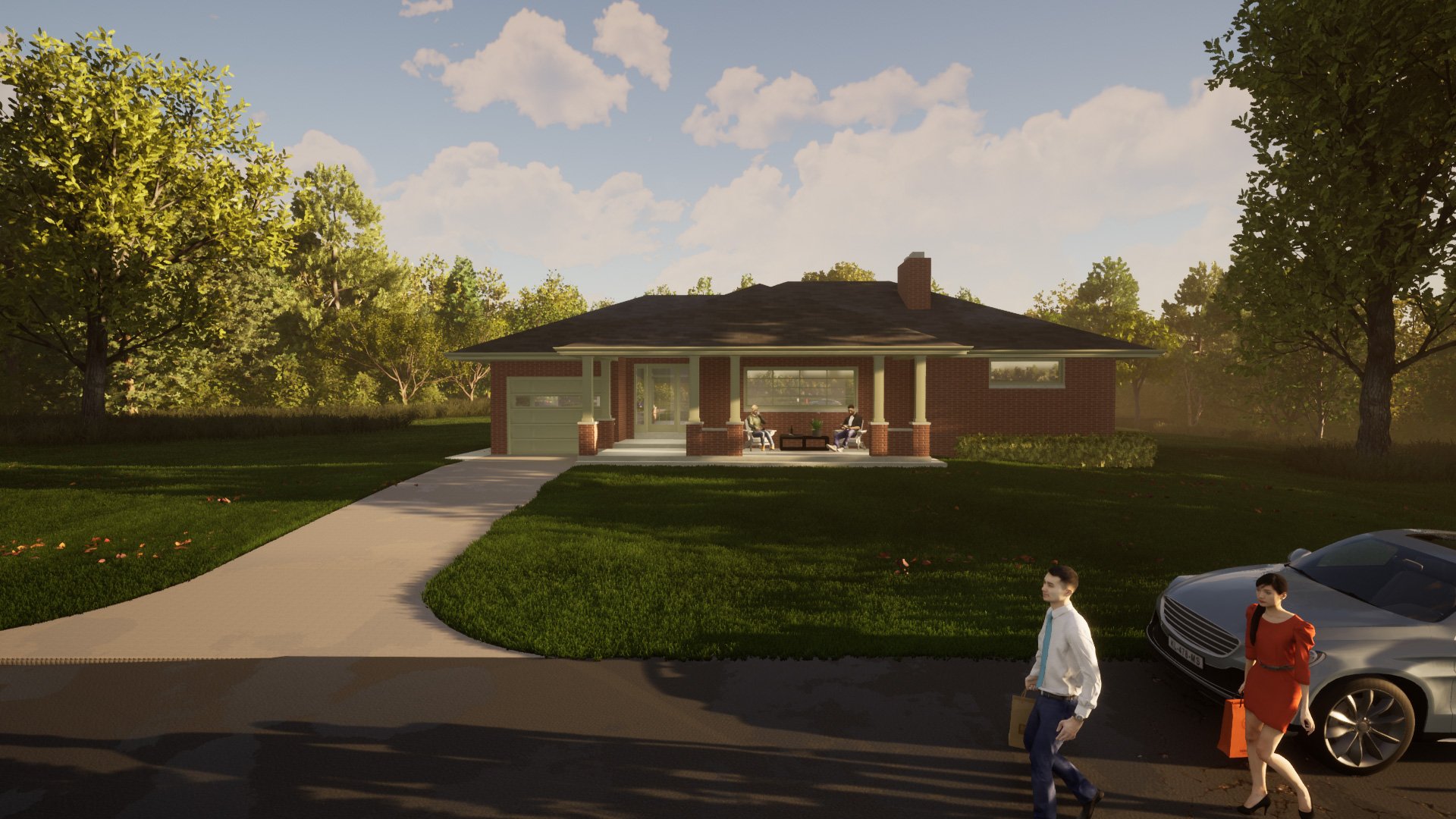 West Elevation_Midcentury Ranch Addition and Renovation_David Stumpf Architecture LLC_Pittsburgh Architect_Dallas Architect.jpg