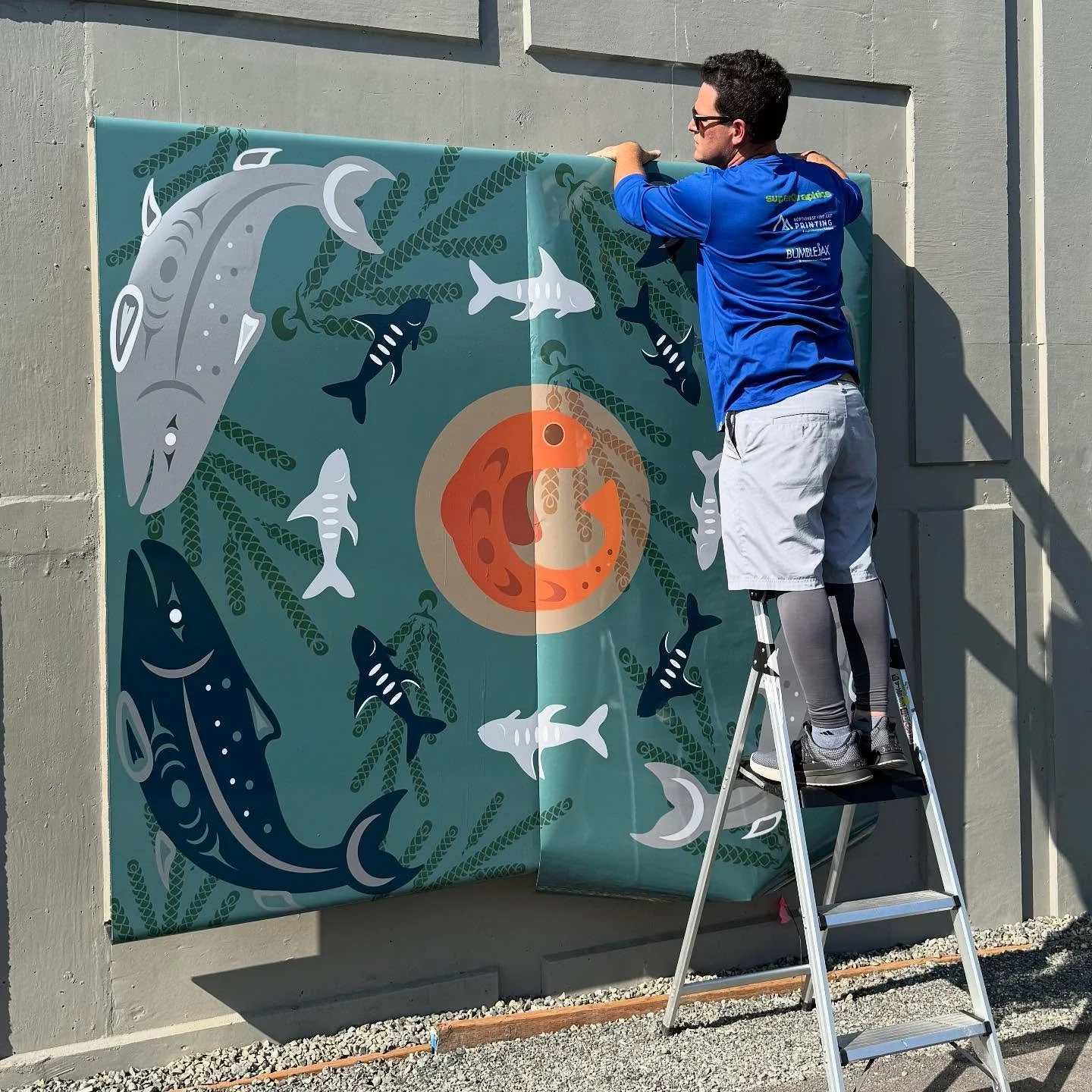 Now up for viewing! Bethany Fackrell&rsquo;s (@skyworld_woman) nine-panel art installation has officially arrived in the BelRed Arts District. Join us for a celebratory ribbon-cutting ceremony for Bethany Fackrell&rsquo;s new art installation in the 