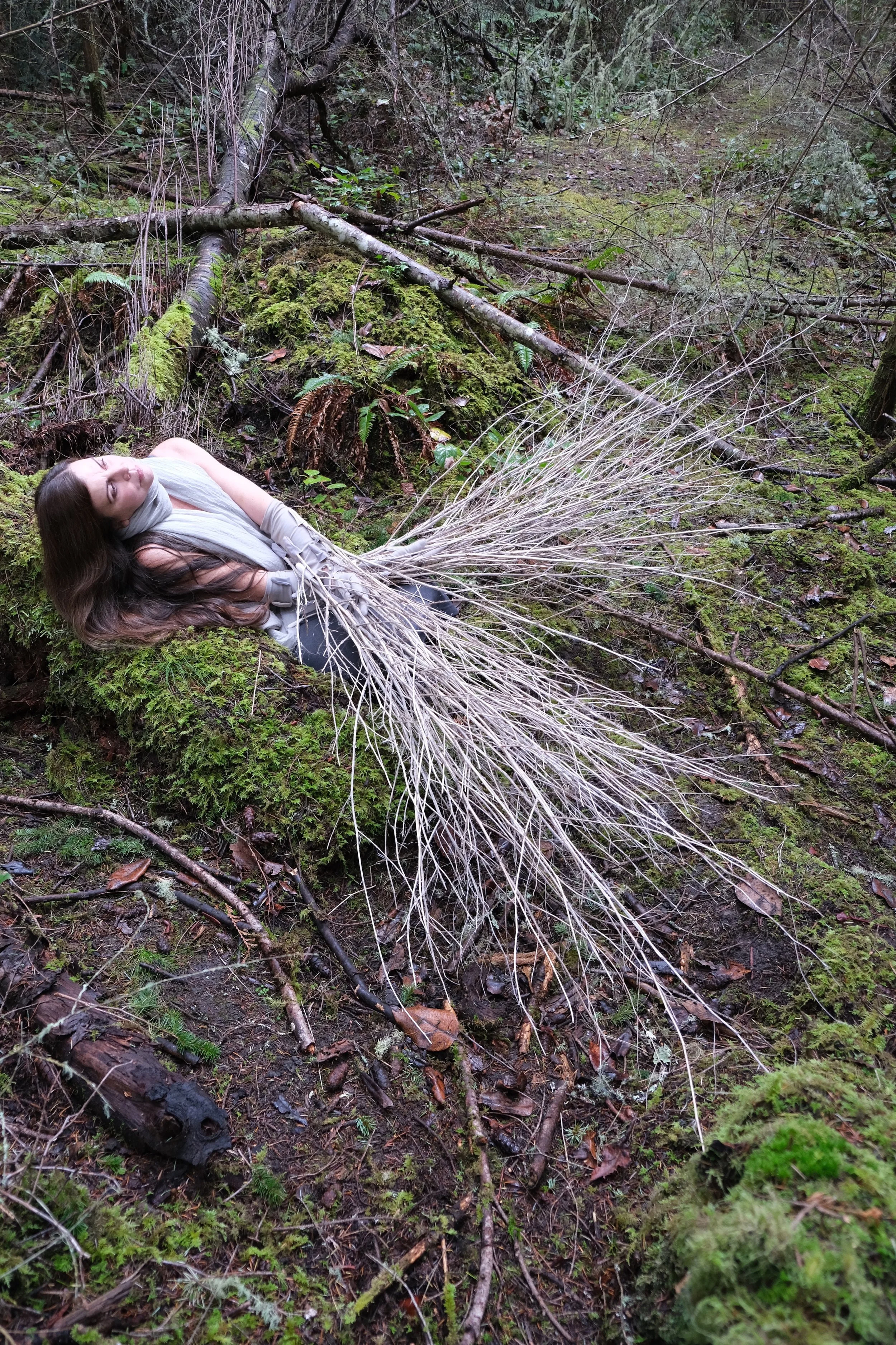 Self-Portrait with Gloves