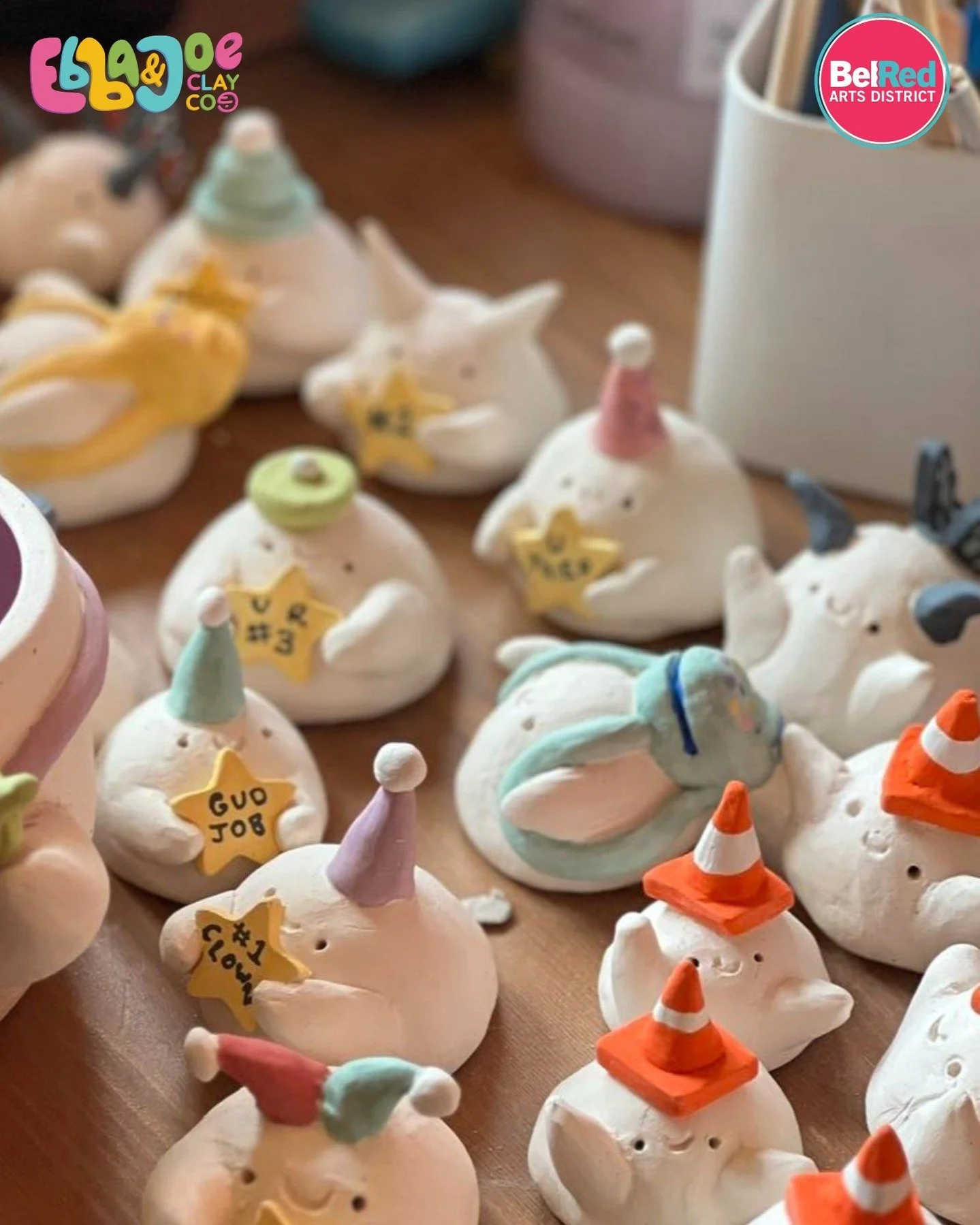 HANDBUILDING CLAY WORKSHOP IN BELLEVUE THIS SATURDAY, APRIL 18! 

Learn to make @ebbaandjoeclayco's signature Little Guys at the BelRed Arts Studio! In this 90-minute workshop you'll learn how to make your very own Little Guys using the same hand-bui