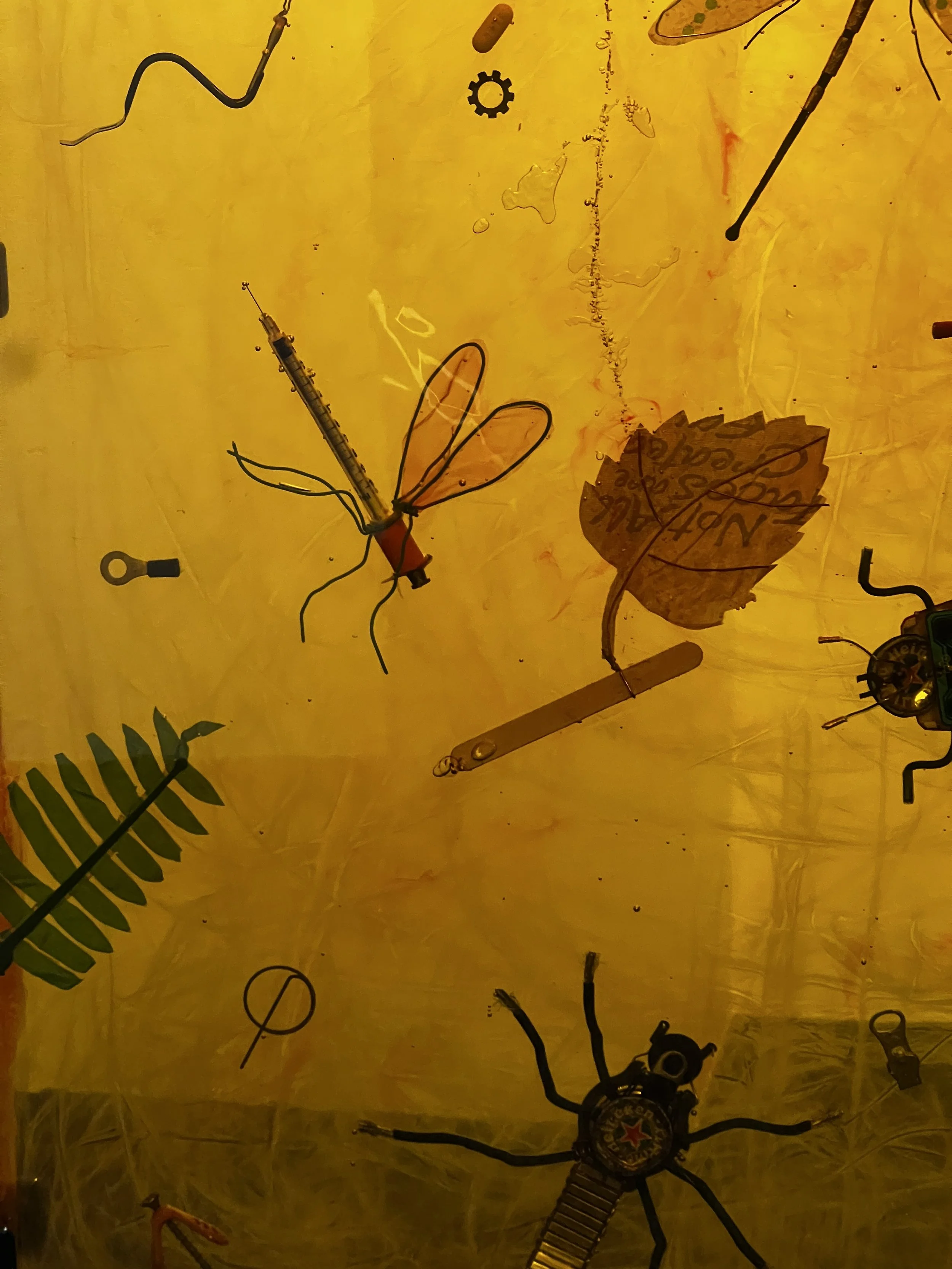 Recycling Materials Turned Artwork: Fred’s Experience as First Artist-in-Residency