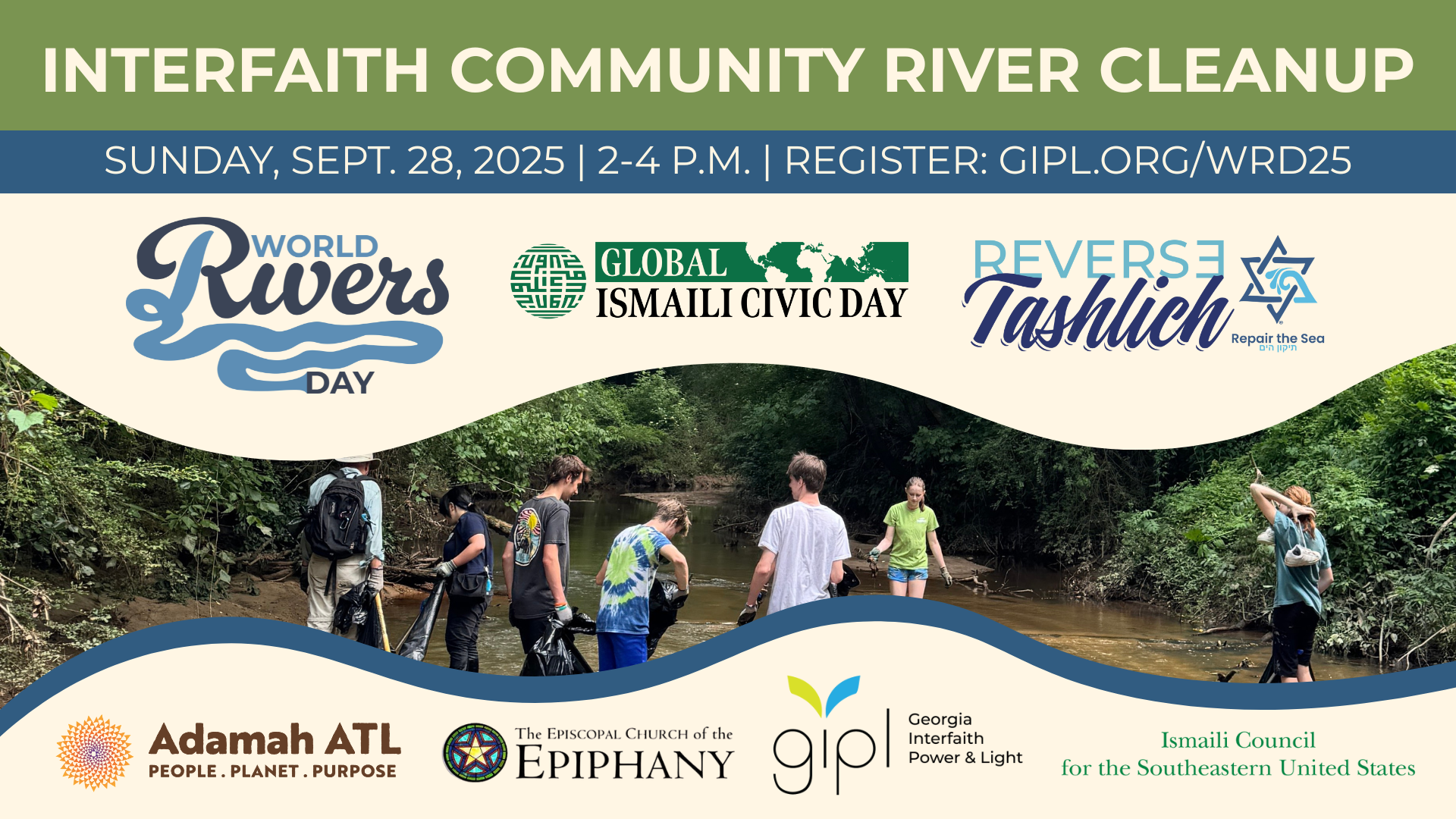 Interfaith Community River Cleanup