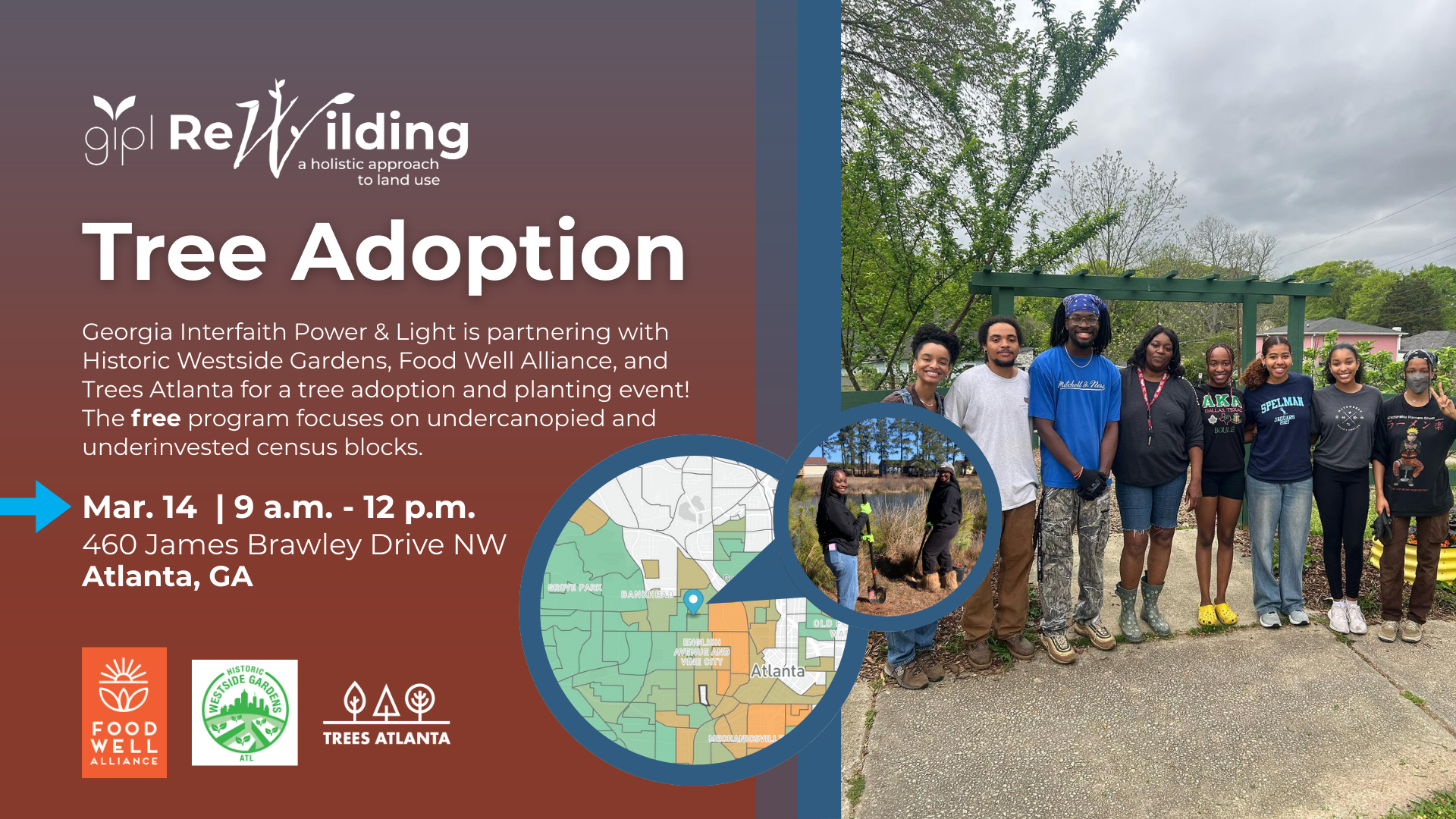 Tree Adoption at Historic Westside Gardens