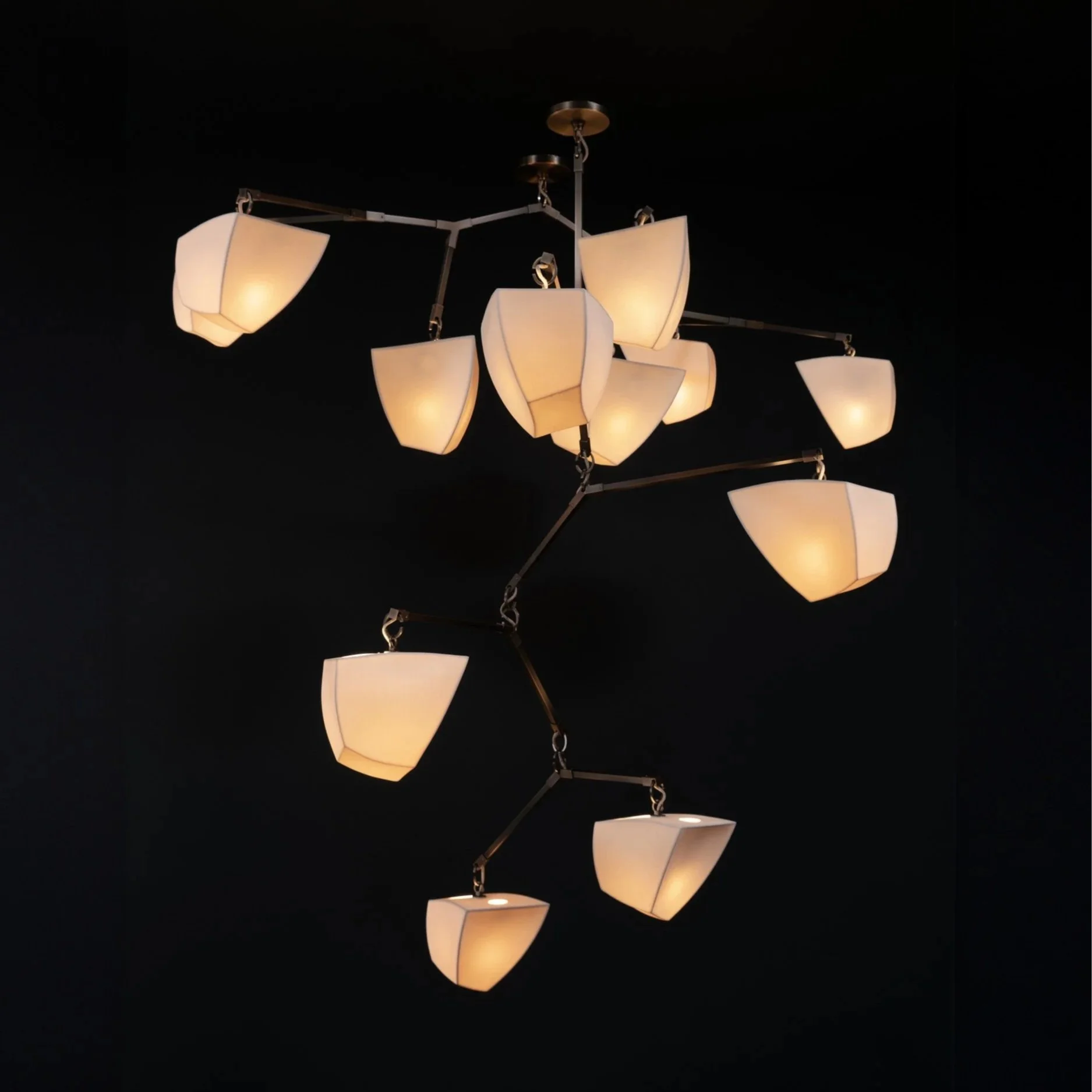 Porcelain Galaxy 12 Mobile Chandelier