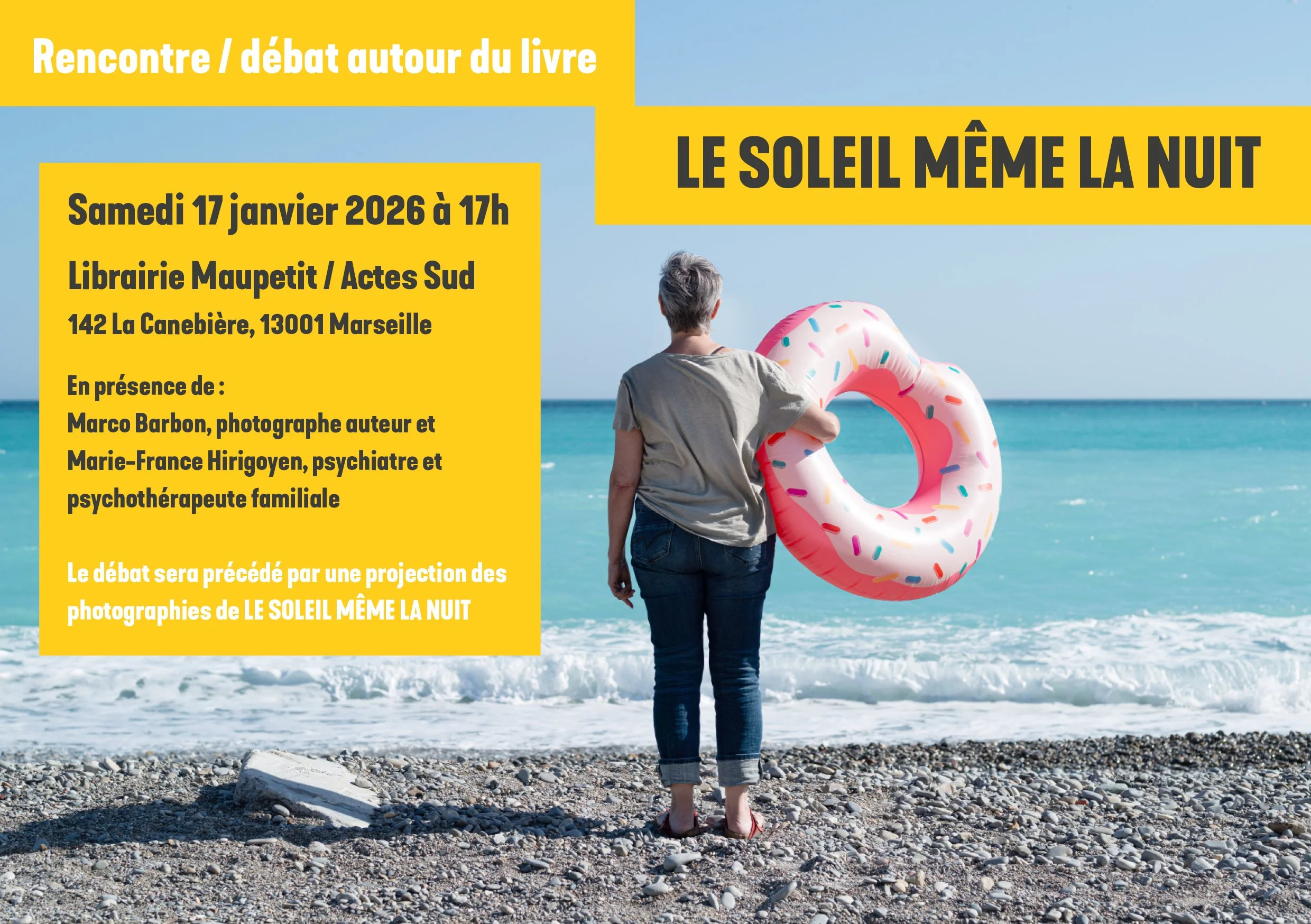 Rencontre / débat autour du livre "LE SOLEIL MÊME LA NUIT"