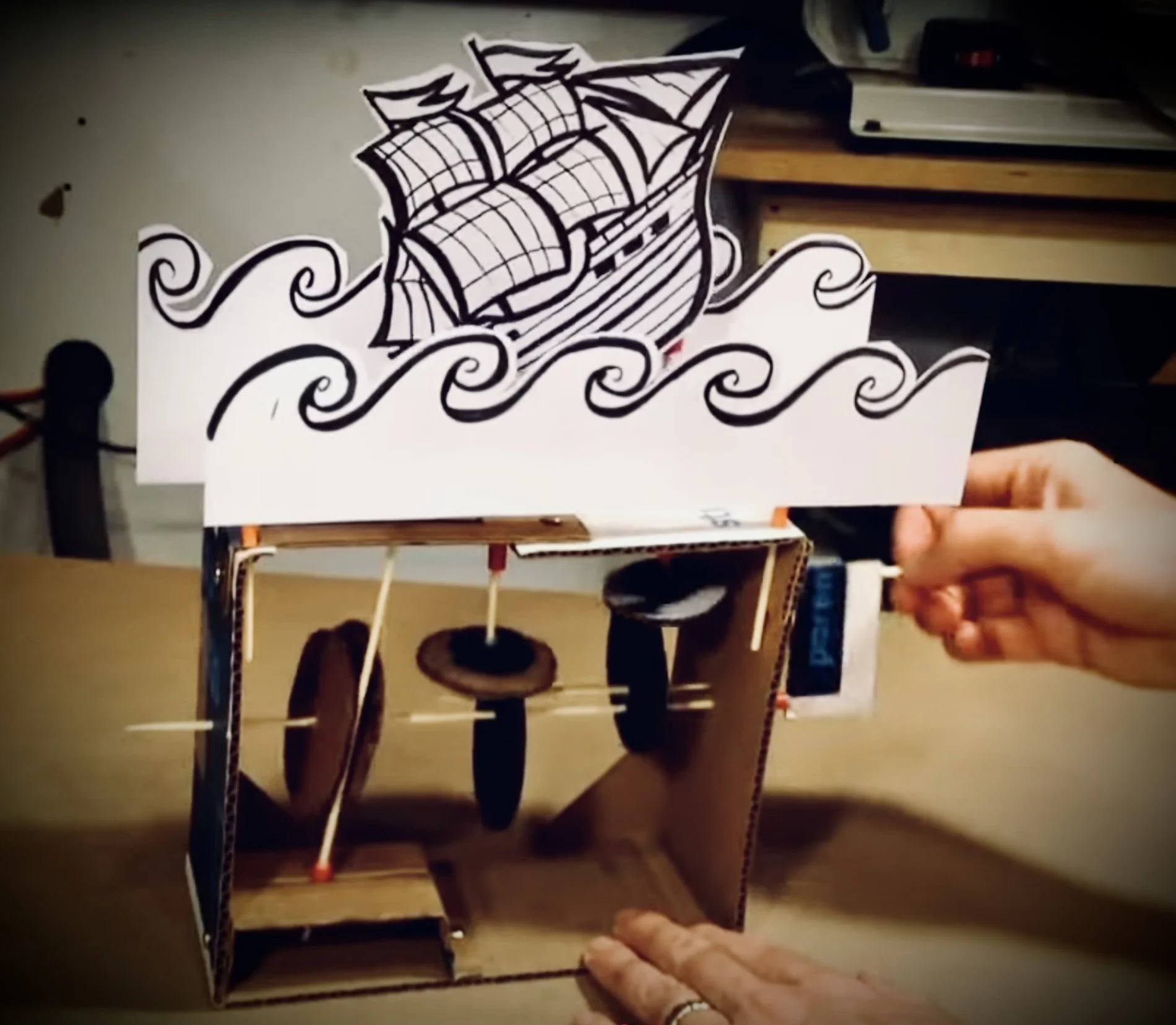 Cardboard Construction - Build An Automation: Ages 9-12 (In-person)