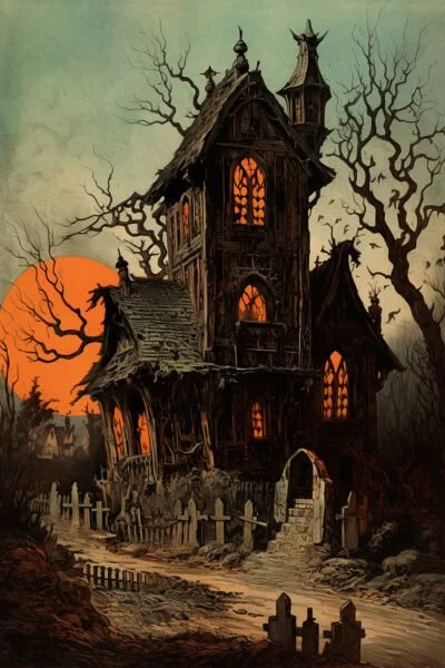 Building & Architecture - Haunted Houses: Ages 9-12 (In-Person)