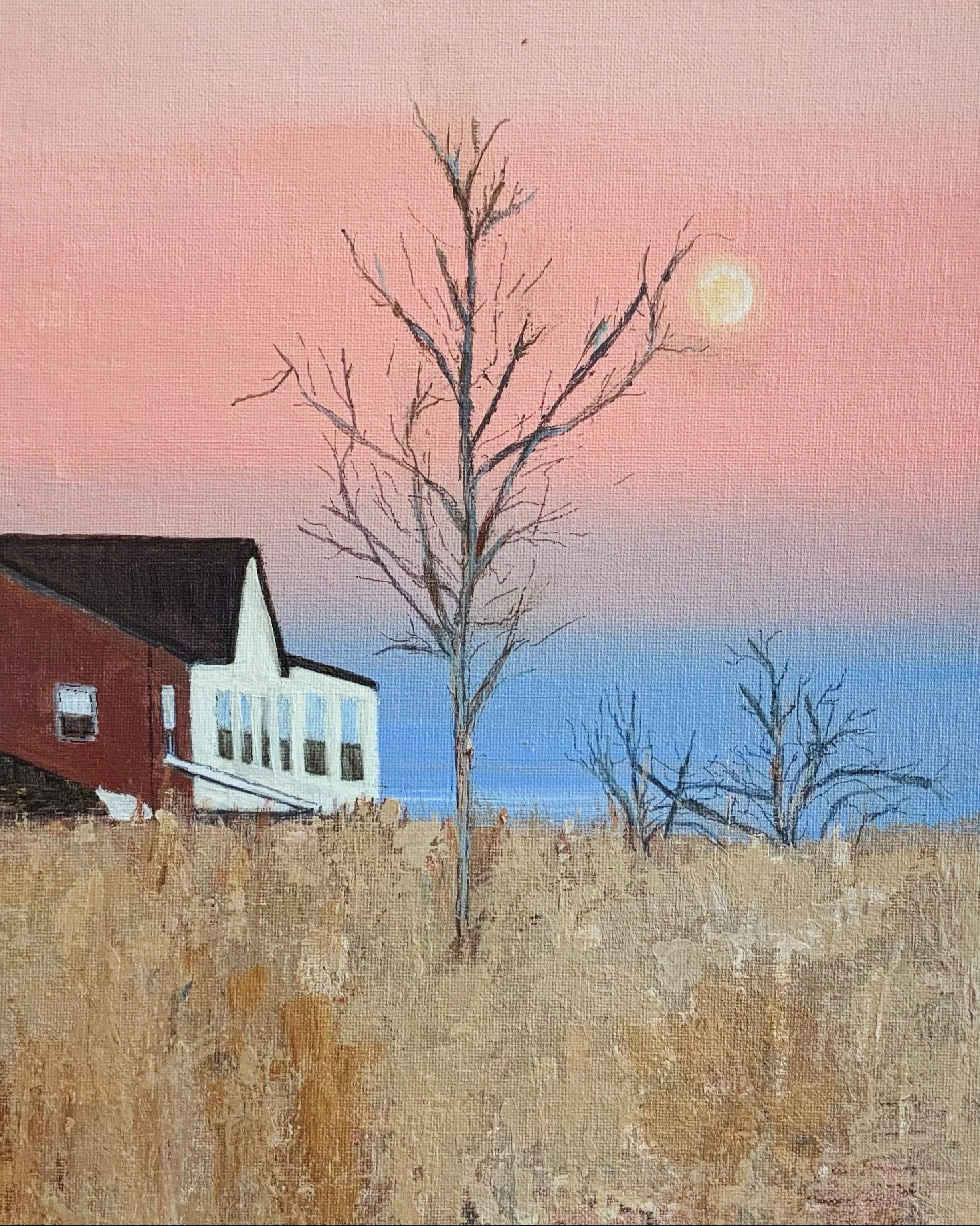 🟡 Student Work Spotlight 🔦
Denver Dreams by @sherrie.weitzman 
11&rdquo; x 14&rdquo; acrylic on canvas