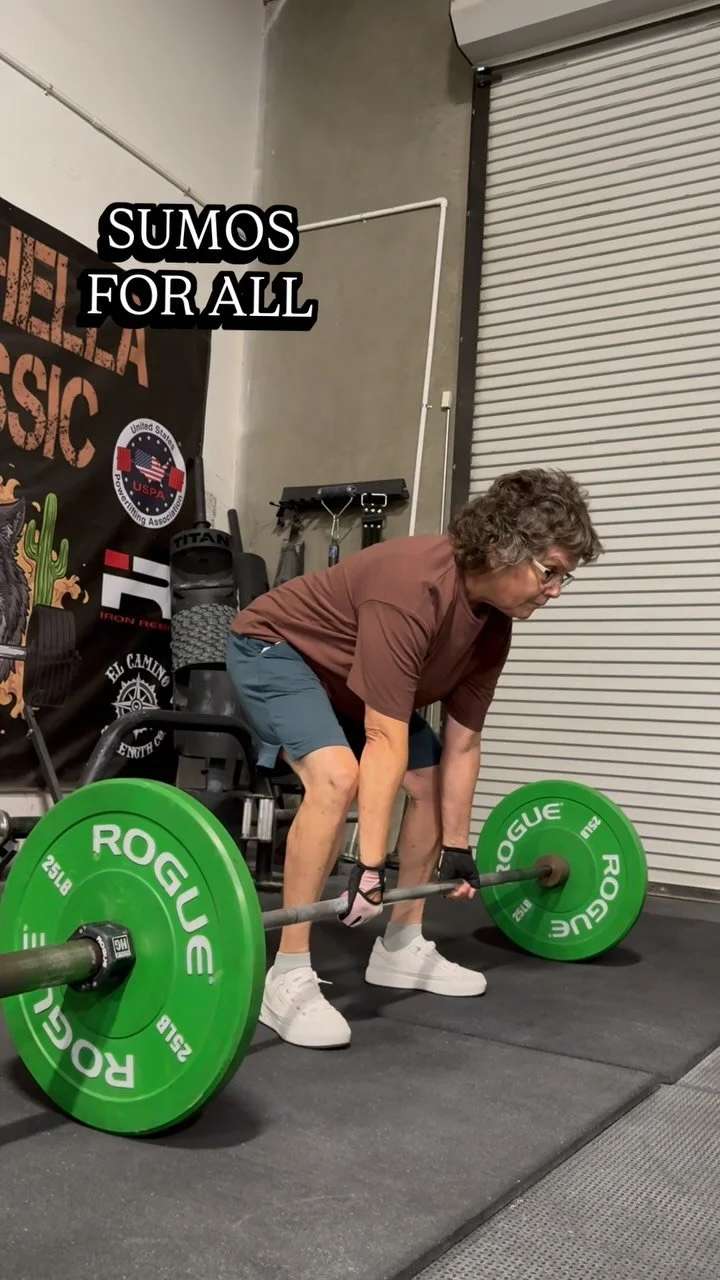 Some pull sumo, some pull conventional - at El Camino Strength Co we teach both 🫡 #strengthforall #teamelcamino #elcaminostrengthco #cvpowerlifting #cvstrongman #sumosforall #sumo #sumodeadlift #deadlift