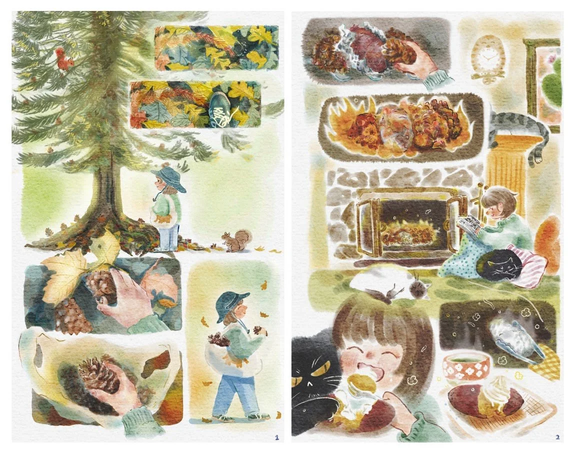 Pinecone and Sweet potato always taste like Fall