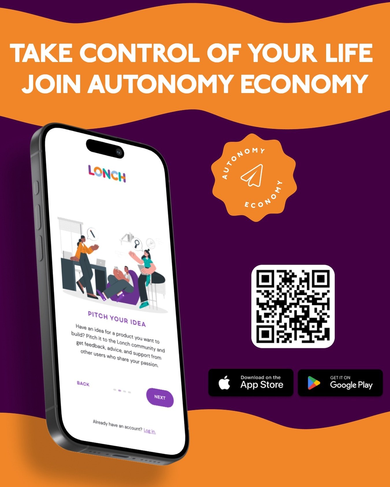 Join autonomy economy! 

#lonchapp
#community 
#autonomyeconomy