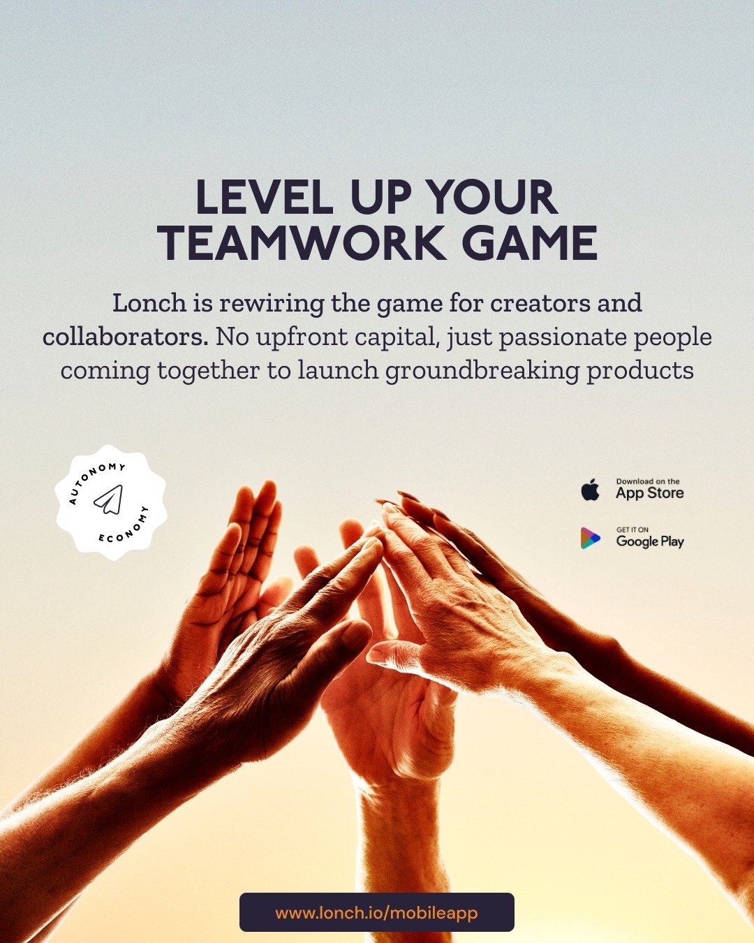 **Dreams + Team = Launch! **

Lonch connects creators &amp; collaborators to bring ideas to life. No upfront costs, just passionate people building amazing things together.

Find your dream team (anywhere!)
Manage everything in one place (tasks, fina