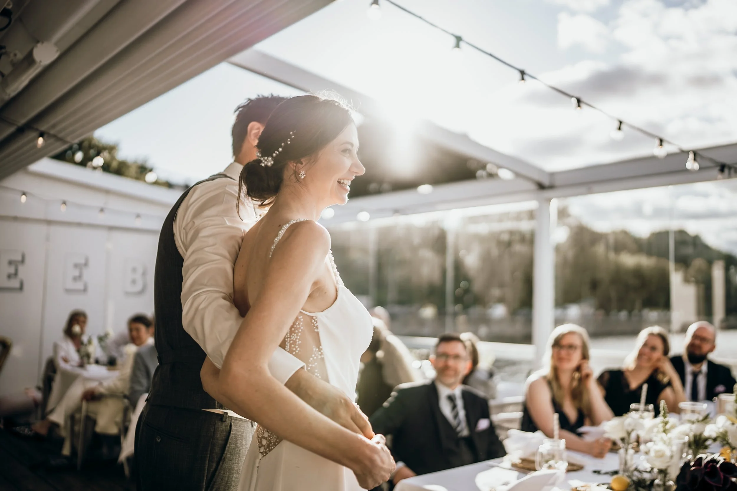 Hochzeit Leuchtturm Holtenau und Seebar Kiel: Irina & Florian, Hochzeitsreportage Bild 20 von Hochzeitsfotograf Serkan Can