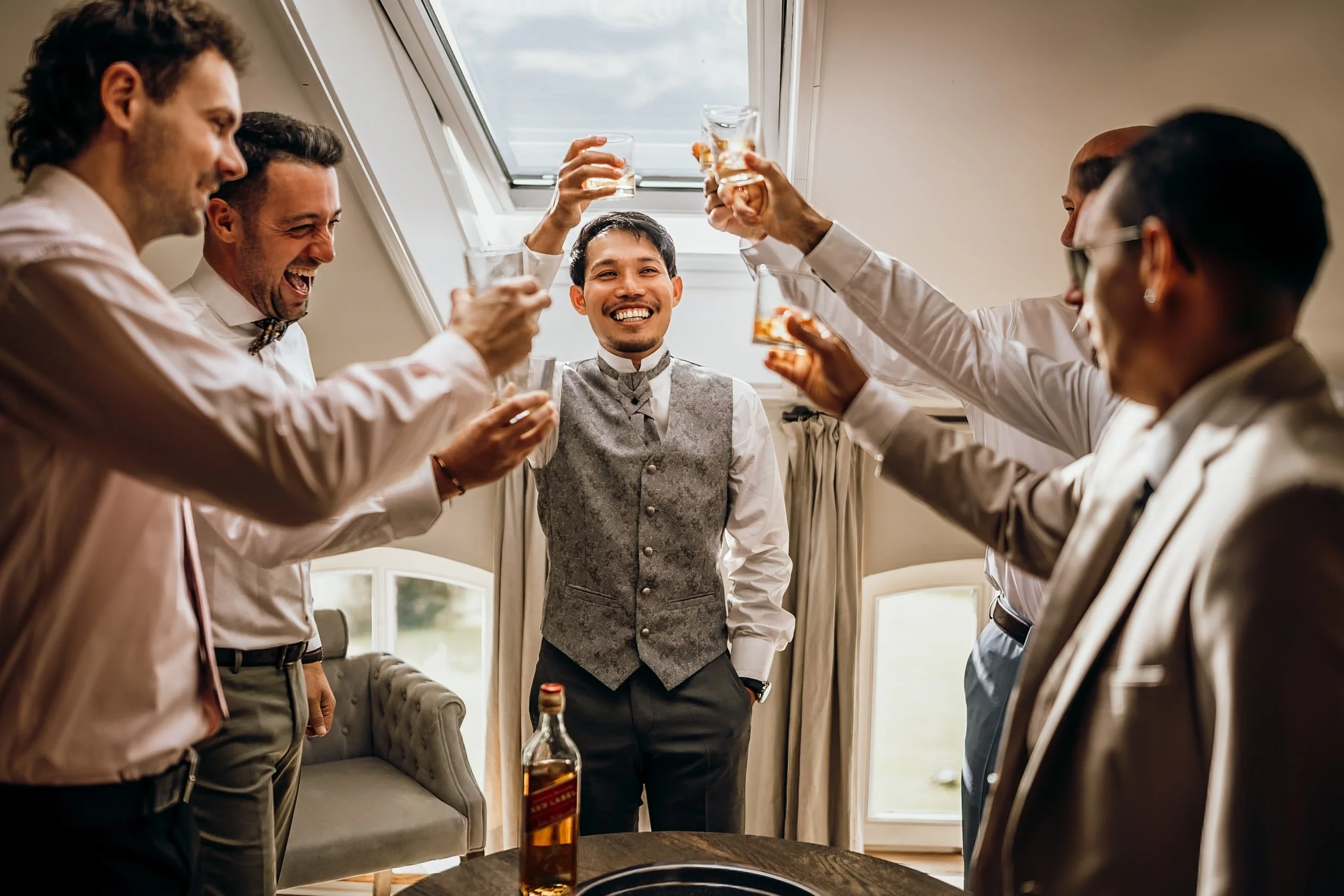 Hochzeit Schloss Gamehl bei Wismar: Franzi & Anon, Hochzeitsreportage Bild 5 von Hochzeitsfotograf Serkan Can