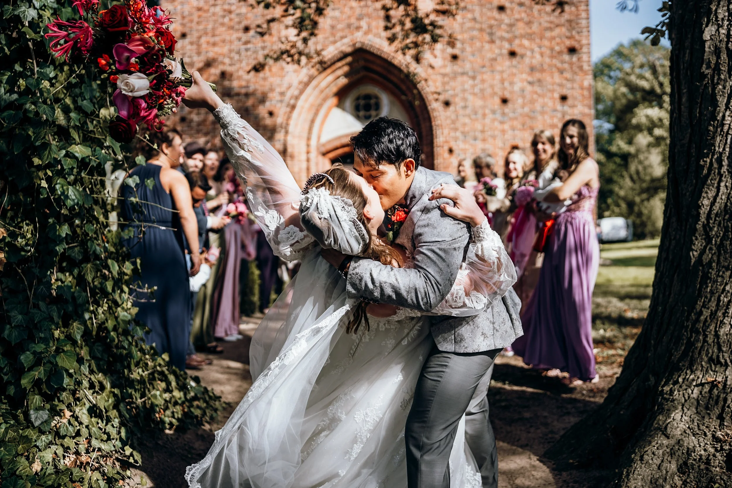 Hochzeit Schloss Gamehl bei Wismar: Franzi & Anon, Hochzeitsreportage Bild 18 von Hochzeitsfotograf Serkan Can