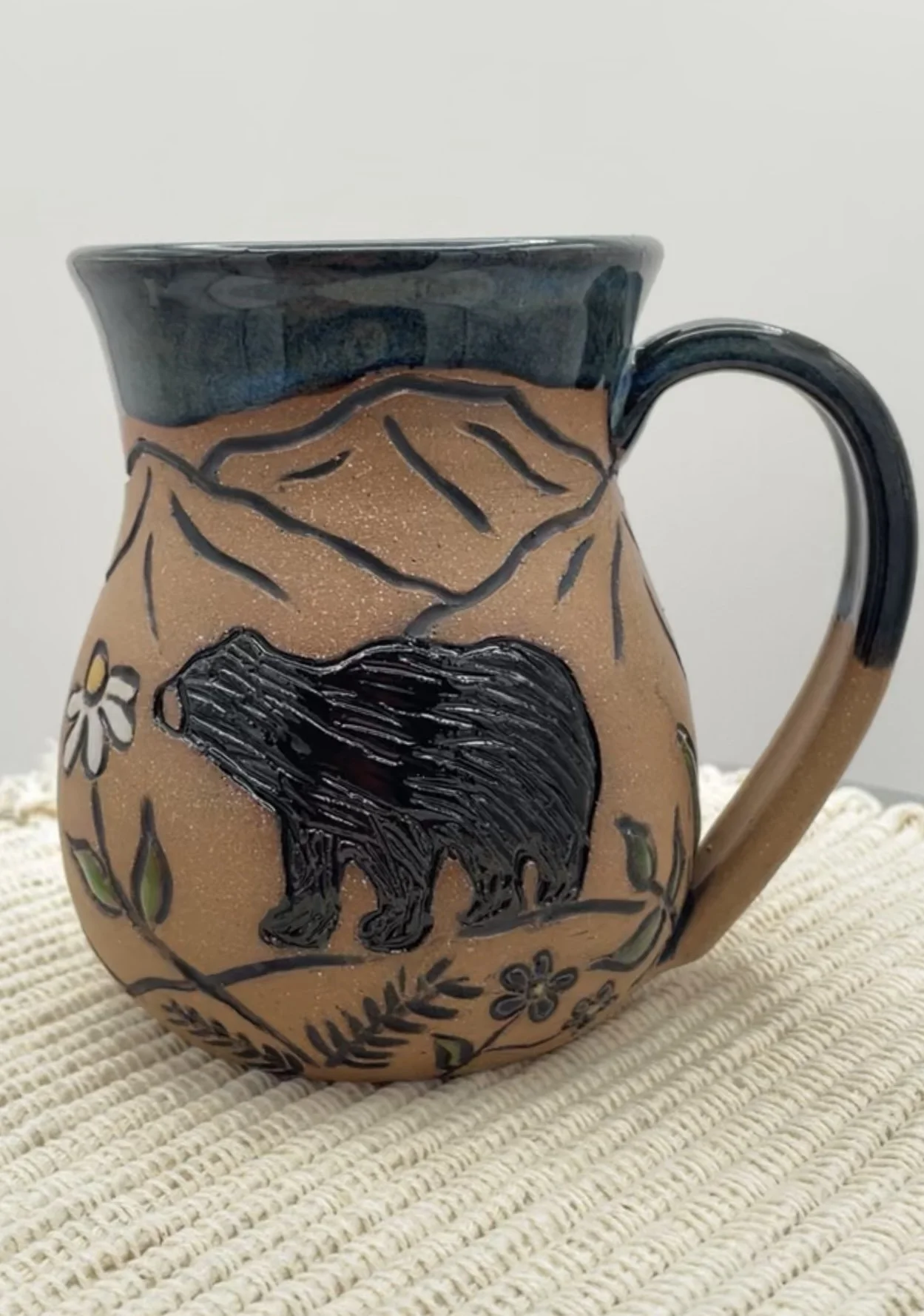 Painted Bear Mug