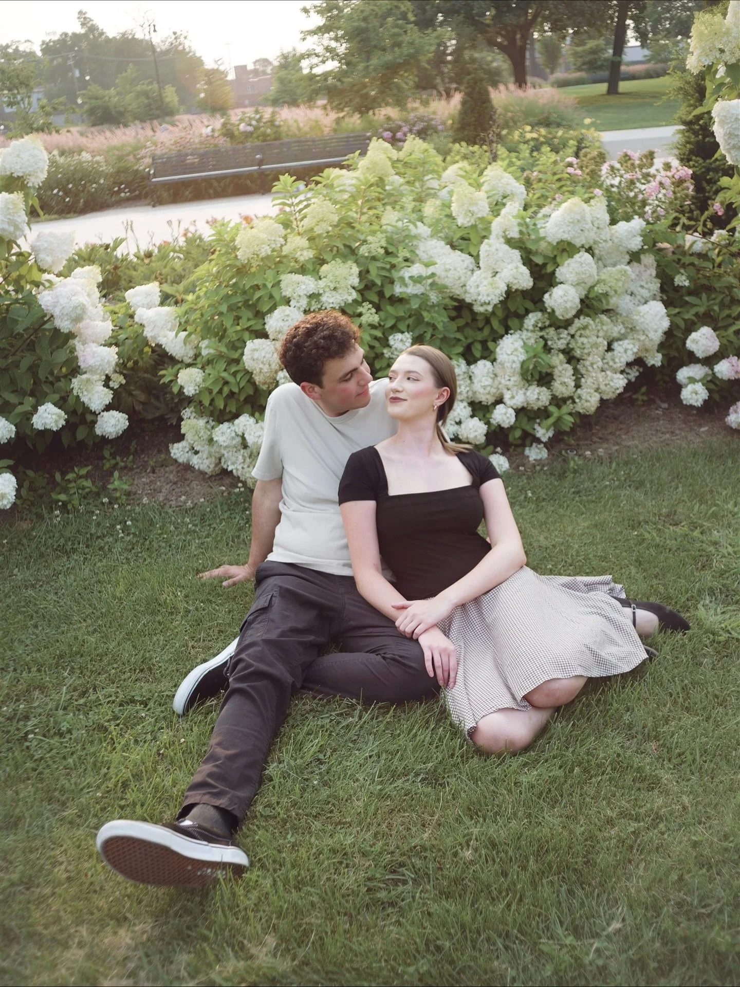 Michigan Central Station always delivers, but Emily and Andy stole the show. Their first time in front of a camera, shot entirely on vintage film lenses, and they made it look effortless. Soft focus, real connection, genuine fun had.