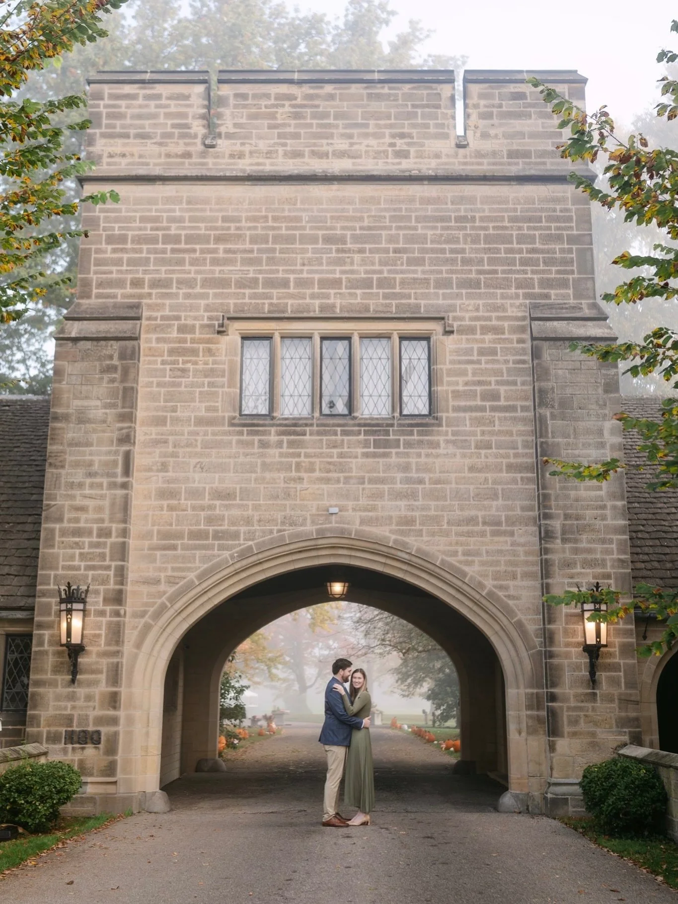 The most magical foggy morning with Amanda and Michael. It felt like that scene in Pride &amp; Prejudice. 

@eefordhouse 

#detroitengagement #fallengagementphotos #michiganweddingphotographer #prideandprejudice