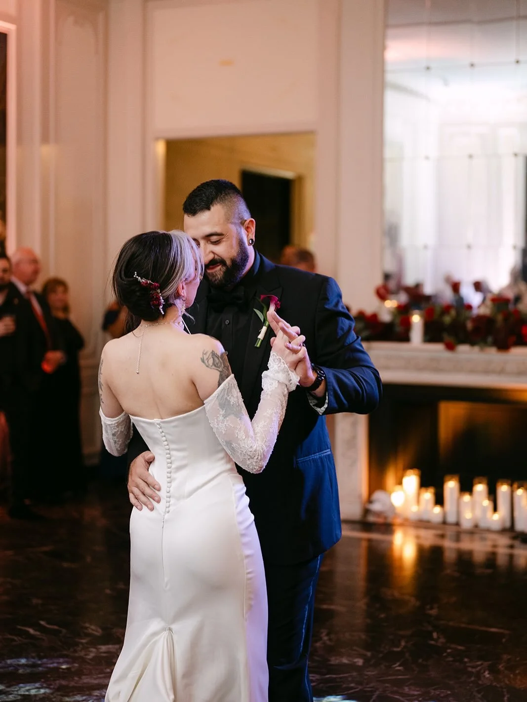 Not tattoo-related, but I couldn&rsquo;t not share 🖤
Thank you to all of my wonderful clients who celebrated with us, hyped me up, and let me talk about wedding plans for way too long at your appointments! it meant everything 🫶