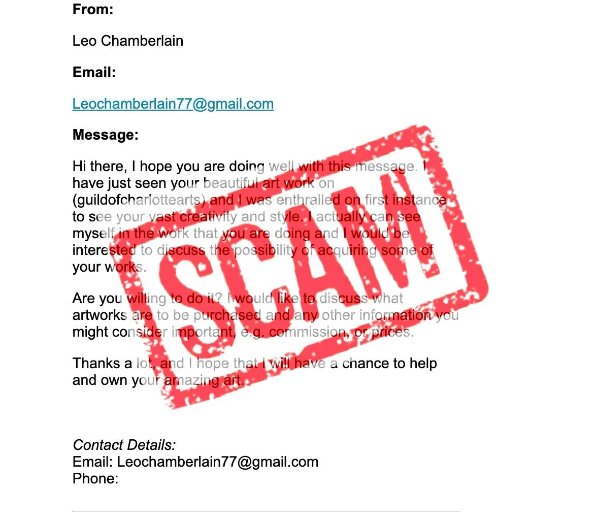 Beware of Scammer Emails Targeting Guild Members