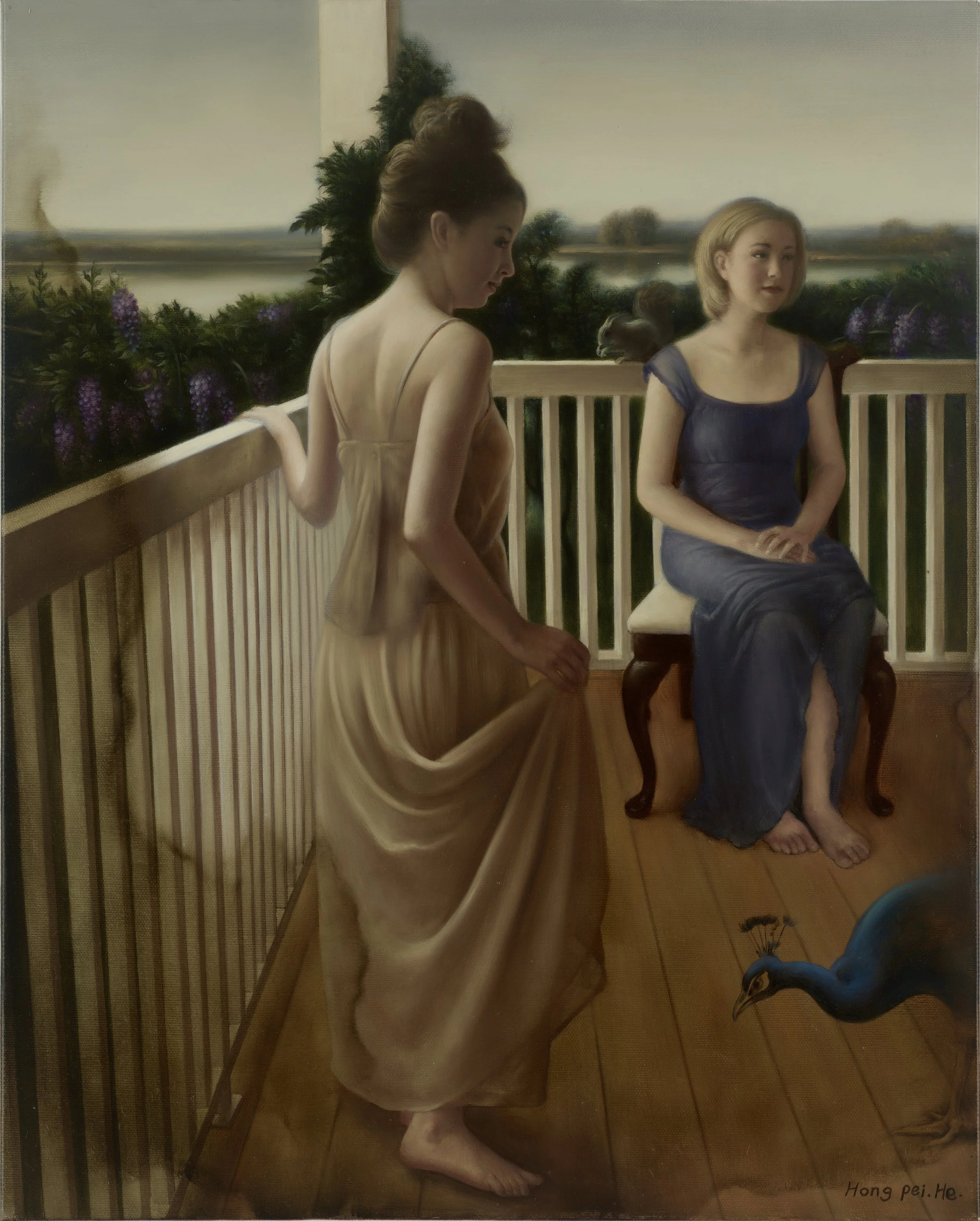 1st Place: Summertime, Oil by Hong Bei He