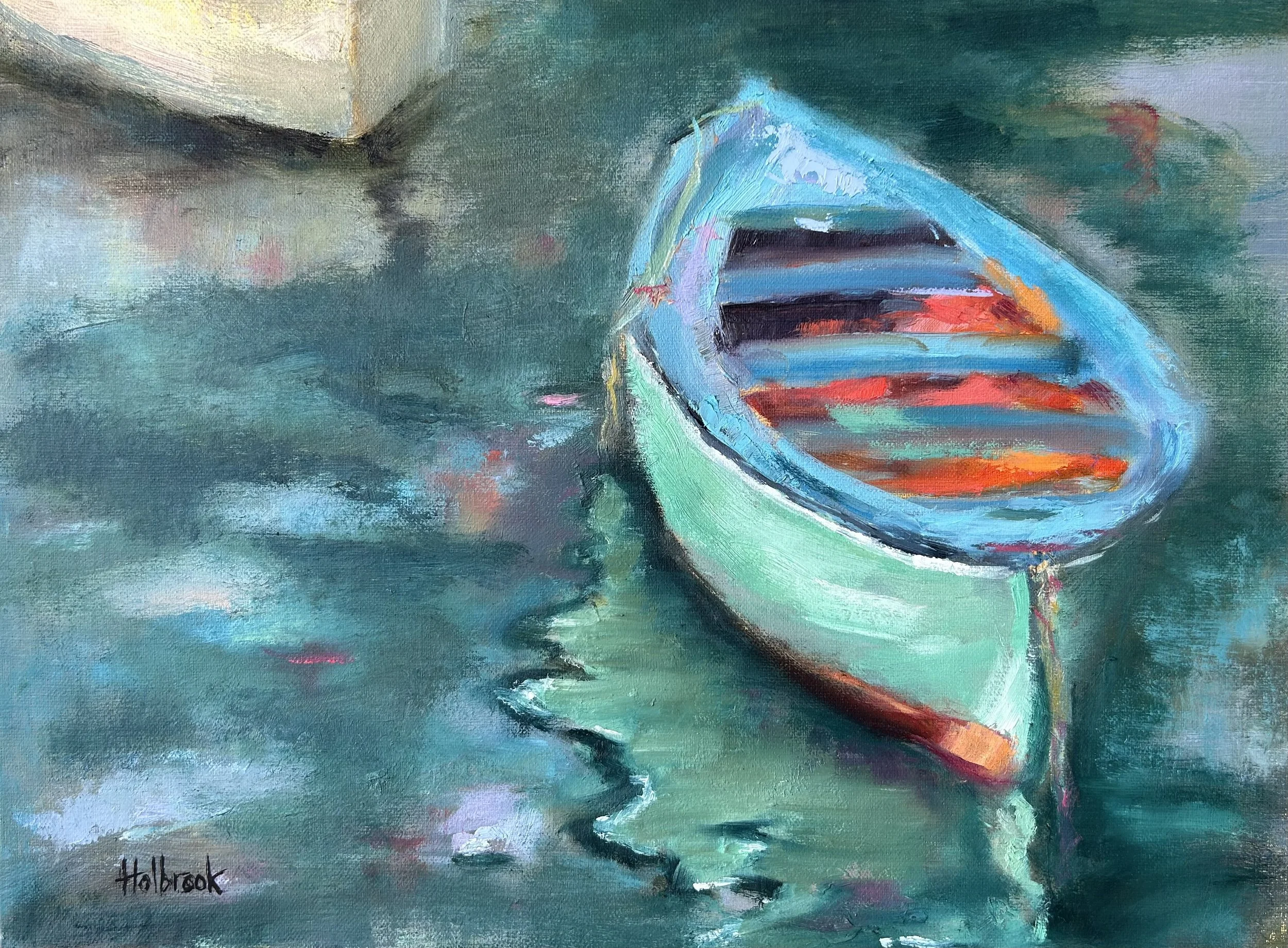 Honorable Mention: Chillin, Oil by Kathy Holbrook