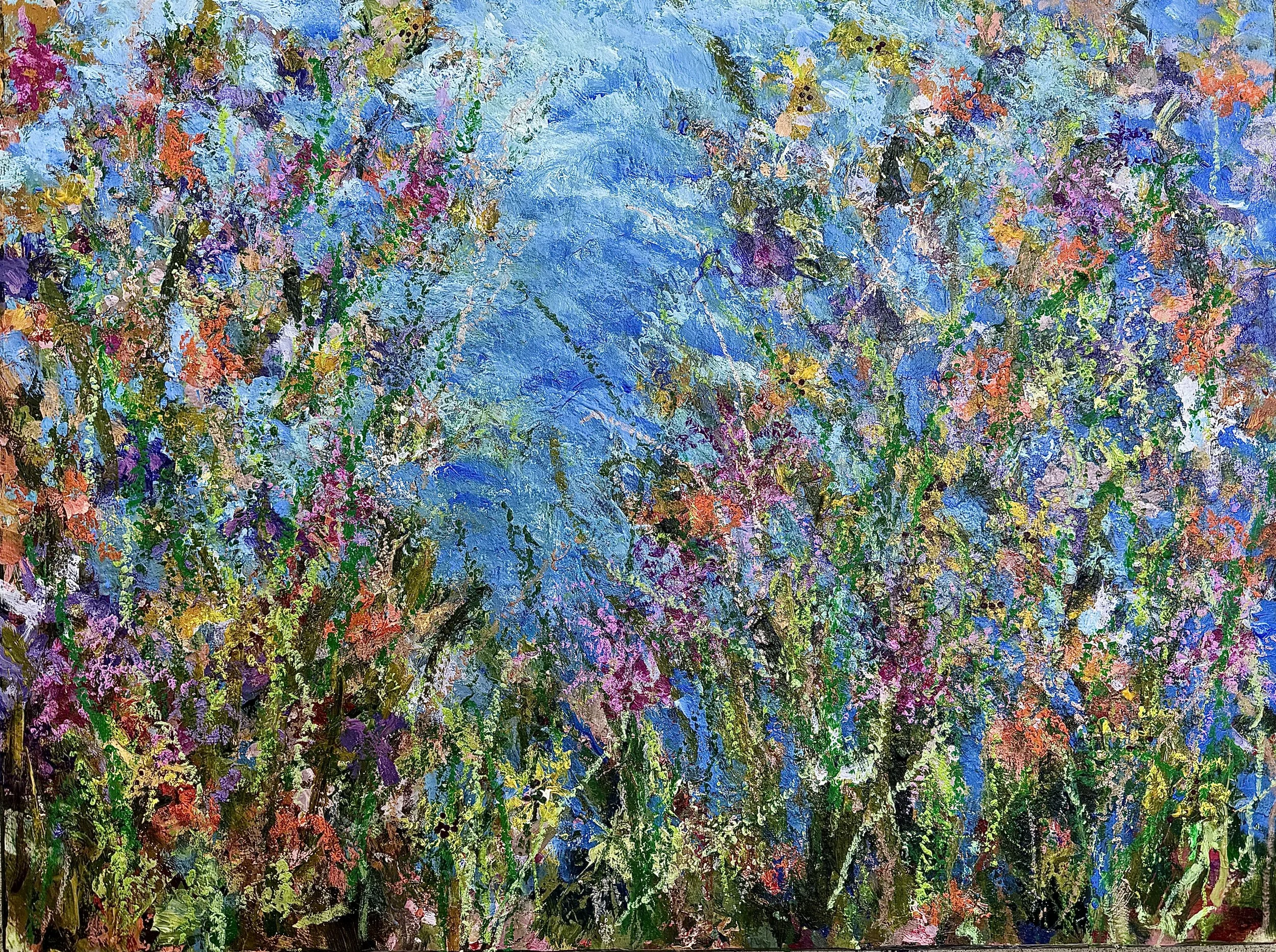 2nd Place: Floras de Ayer, Mixed media by Ann Bourgeois