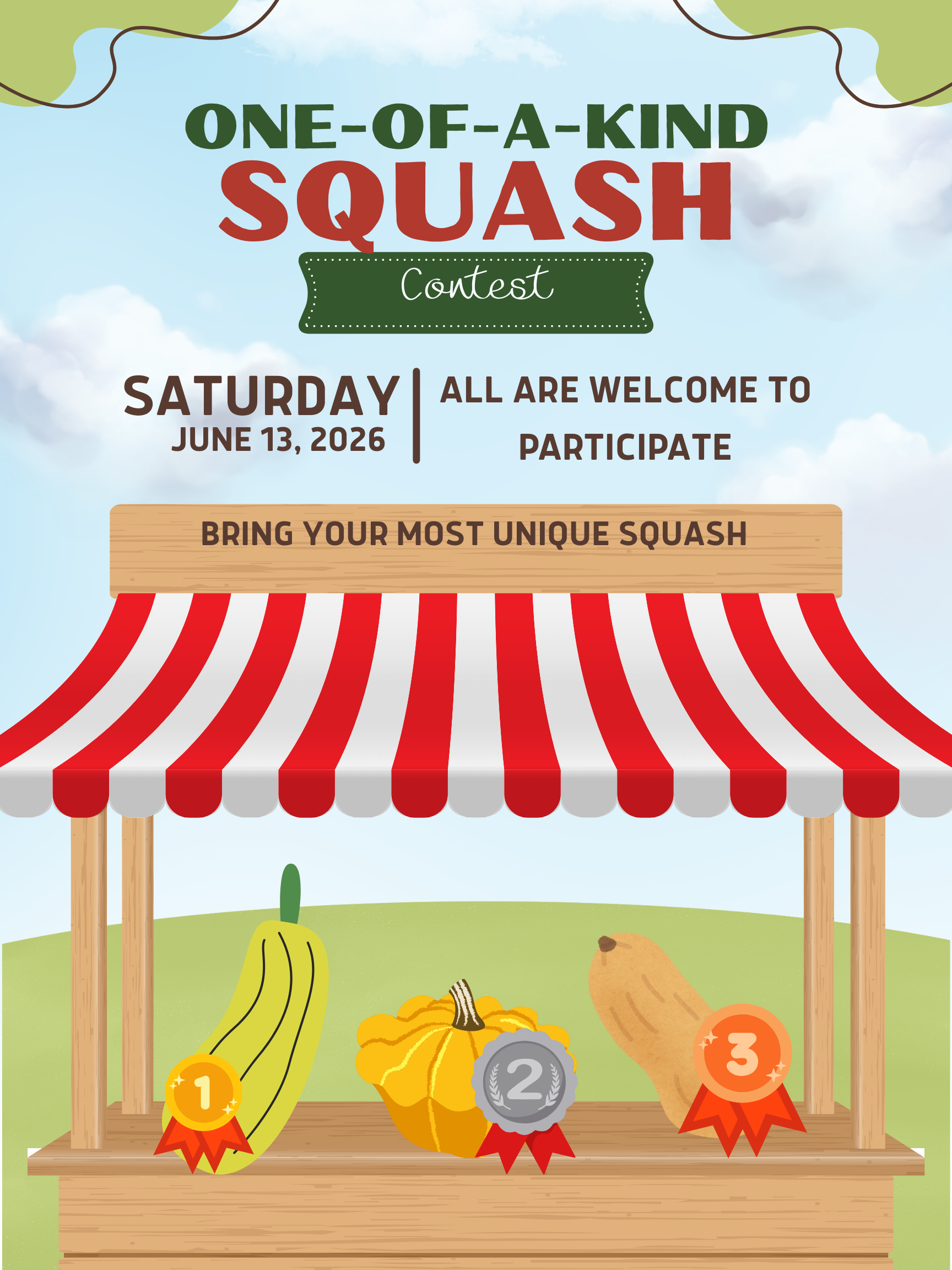 One-of-a-Kind Squash Contest