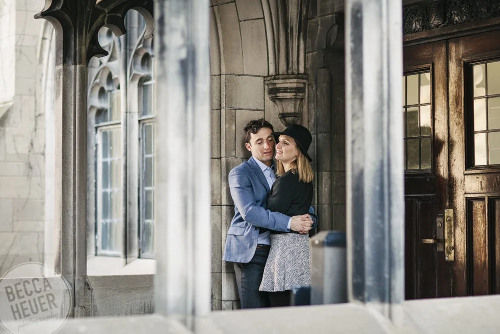 University of Chicago portrait session: Carolina &amp; Stefano
