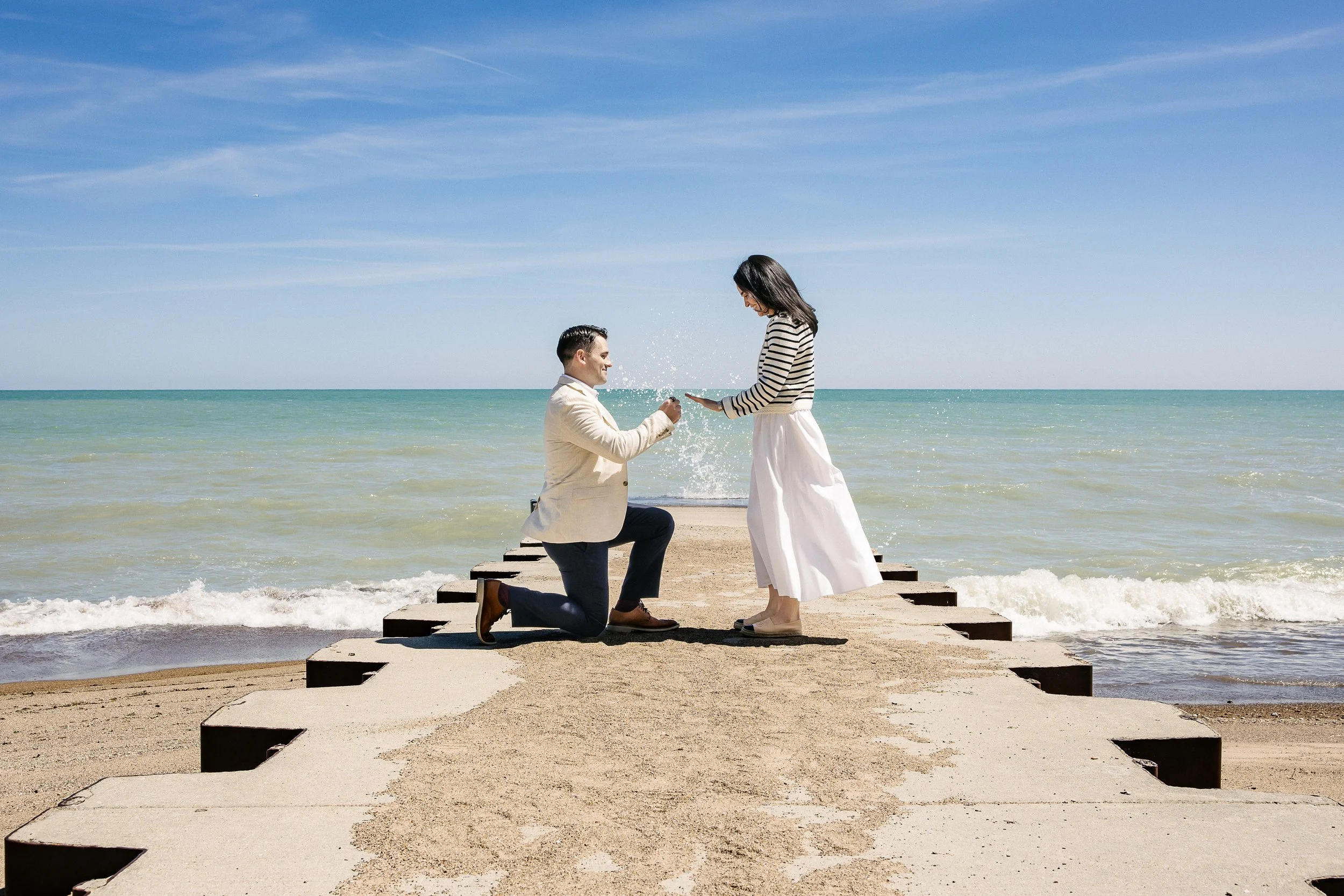 A proposal by the lake and a coffee date