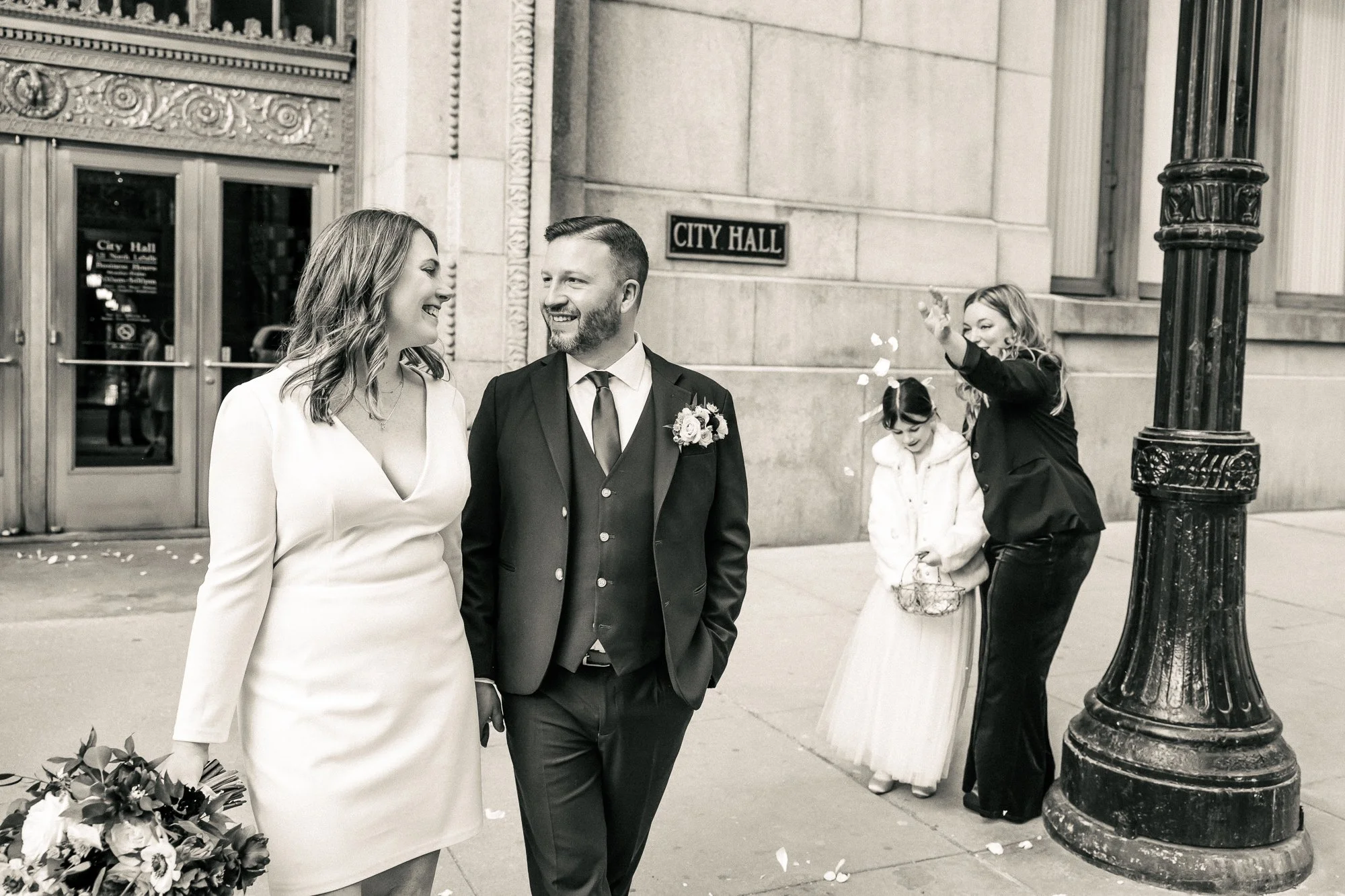 Lane + Andrew’s Chicago Courthouse Elopement