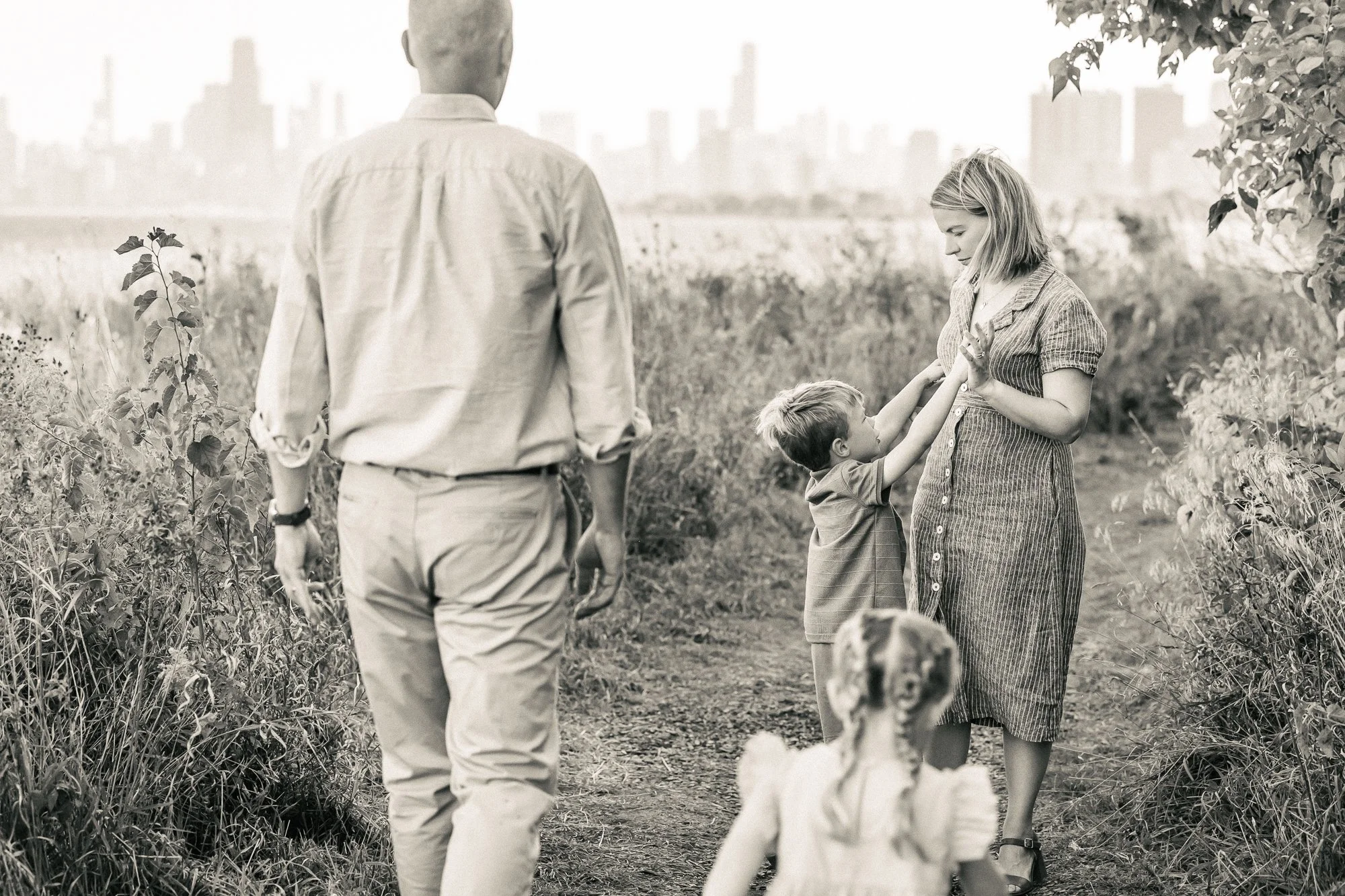 Fall Family Photos at beautiful Montrose Harbor
