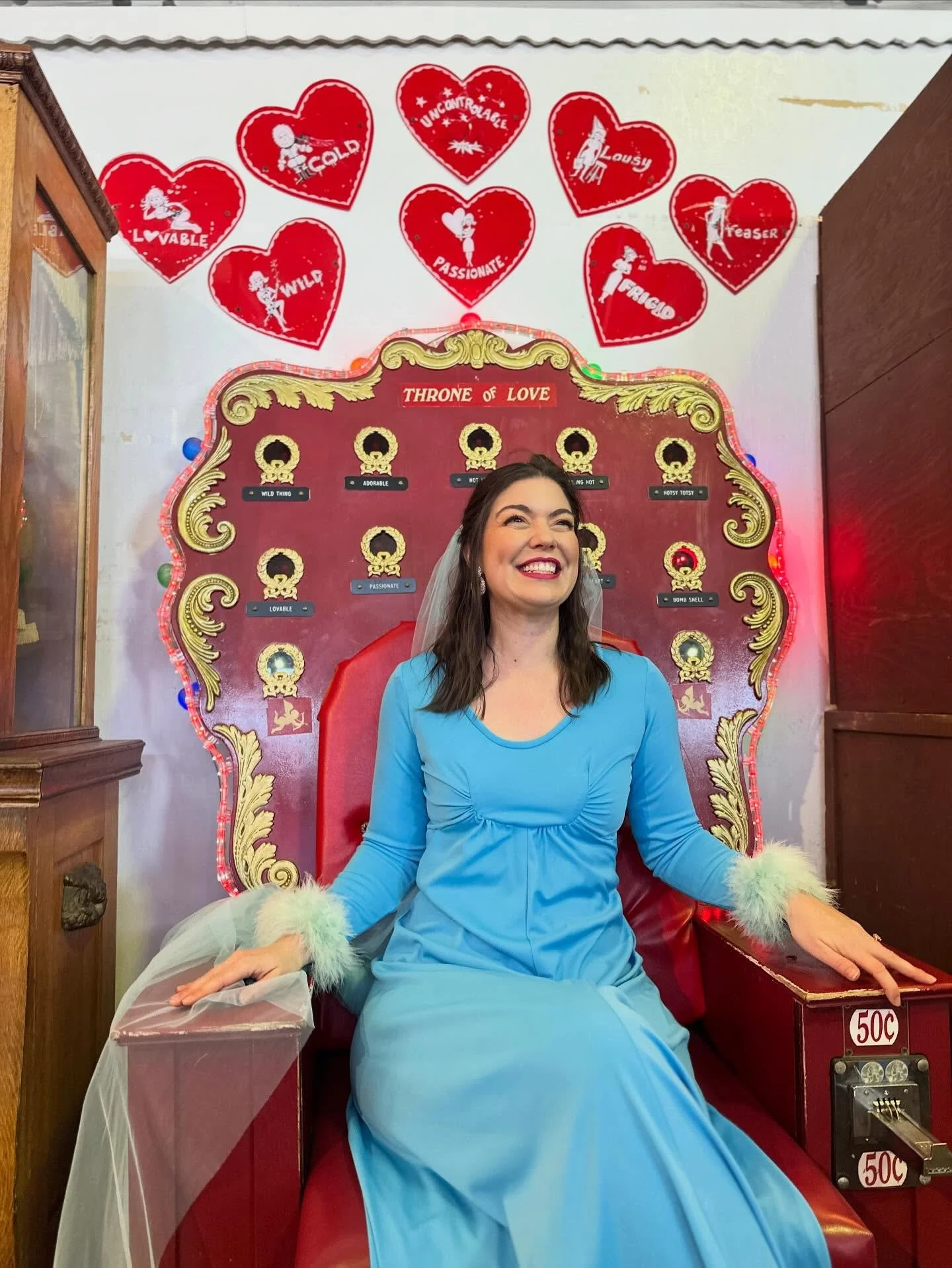 Today was an absolute dream.

We&rsquo;re bringing vintage bridal to the Bay! Bookings at our SF location are now available via our site (link in bio)

Photo taken with permission at @museemecaniquesf (the absolute MOST fun place!)

🪮@aylinnbeautyy 