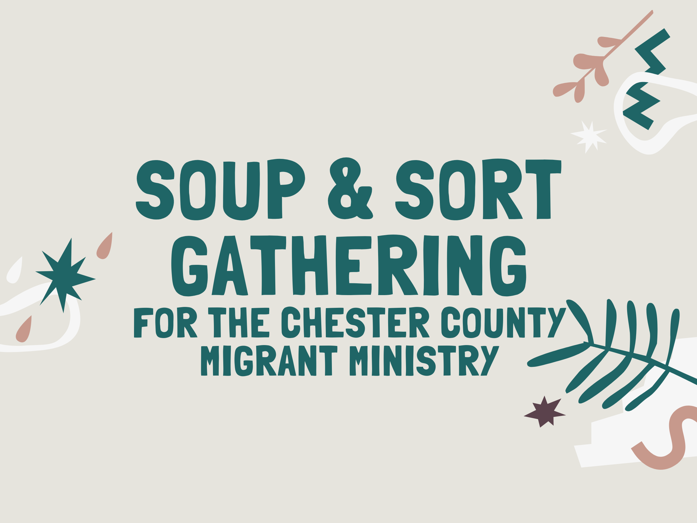 Soup & Sort Gathering