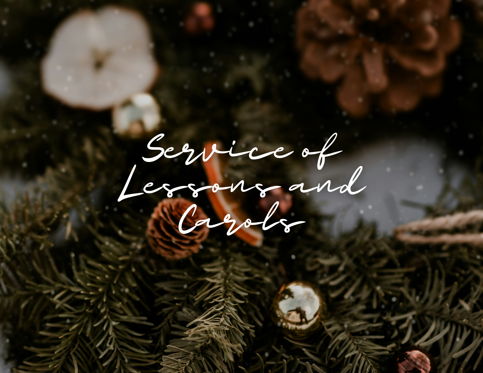 Lessons and Carols at the Traditional Service