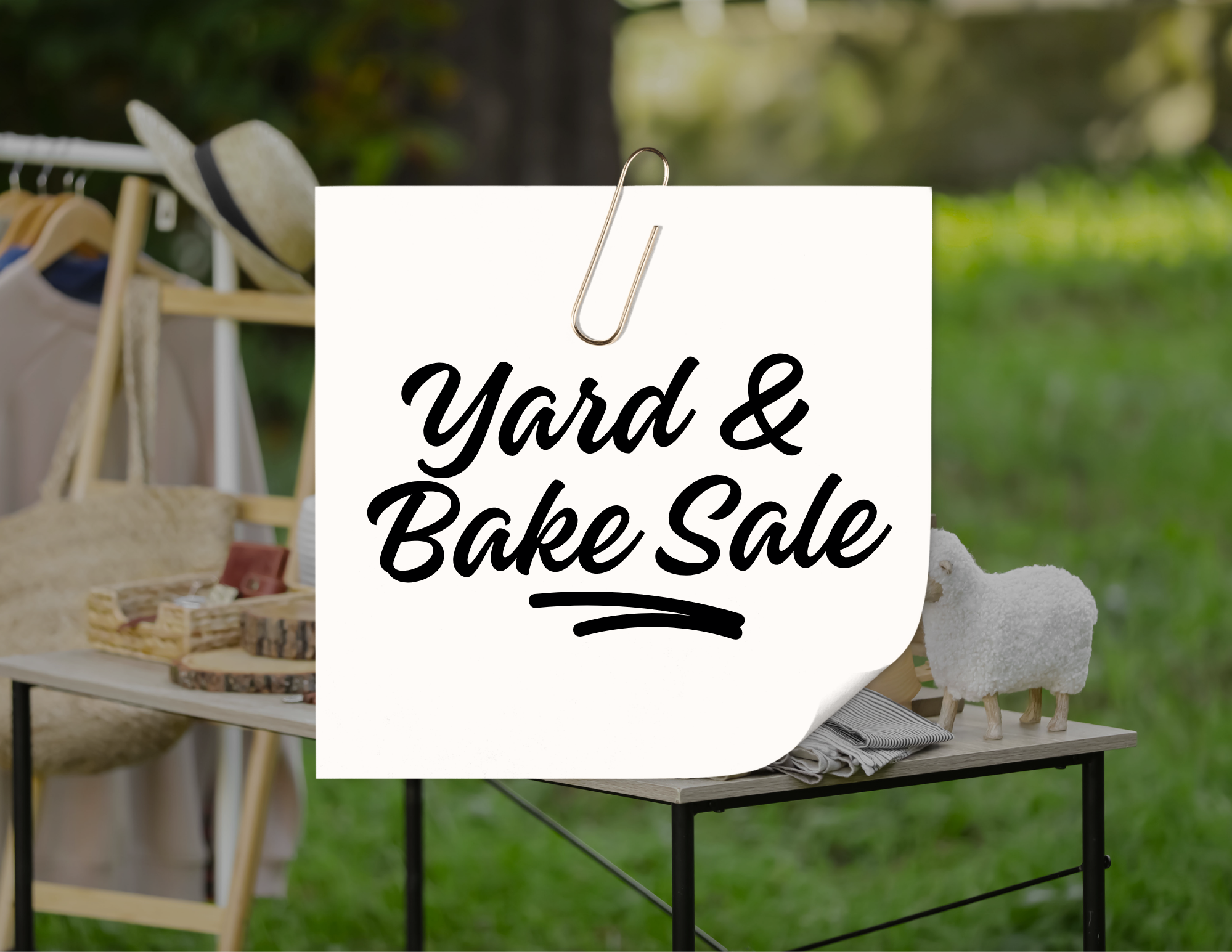 Yard &amp; Bake Sale