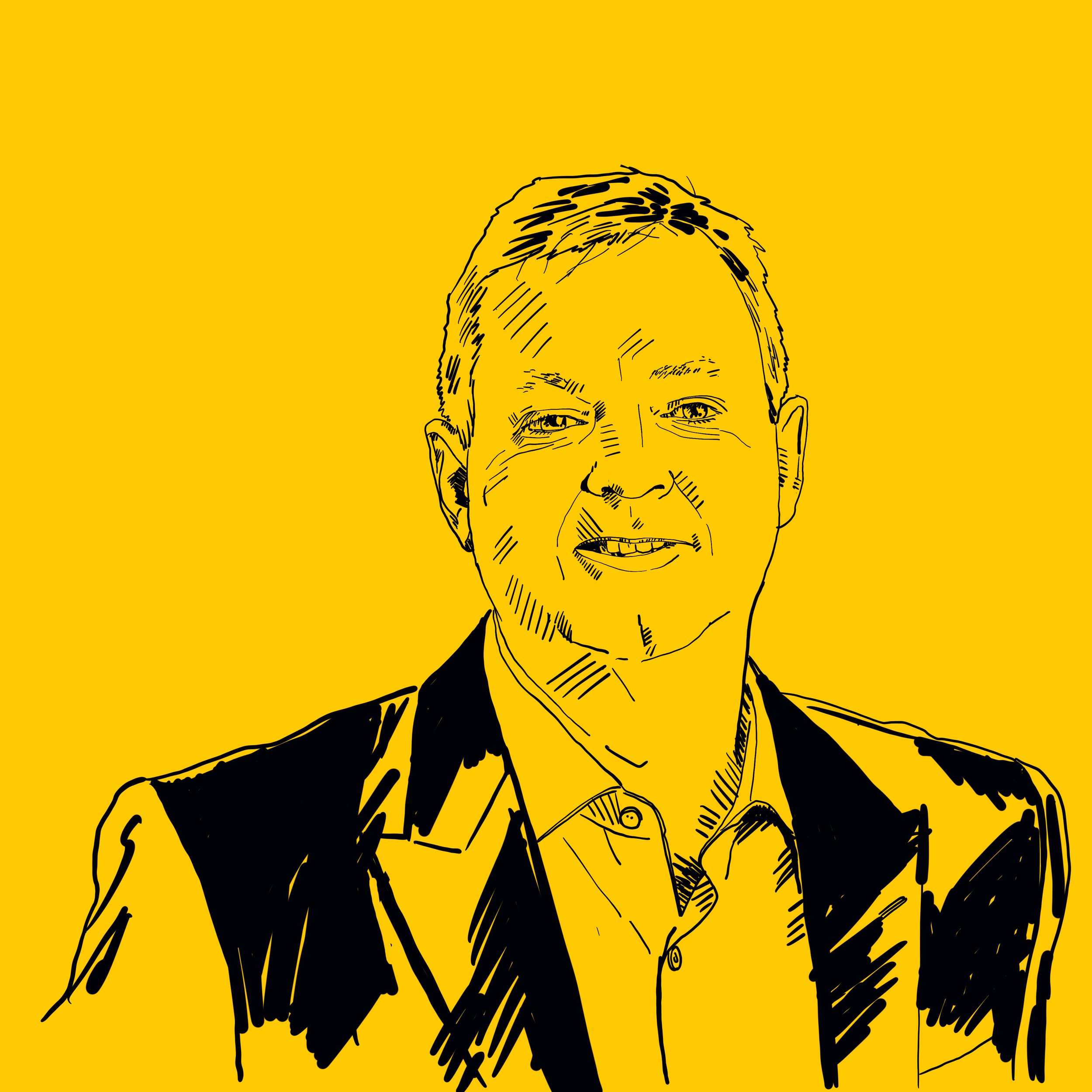 Illustration of Paul Houghton CEO, Kingdom Bank