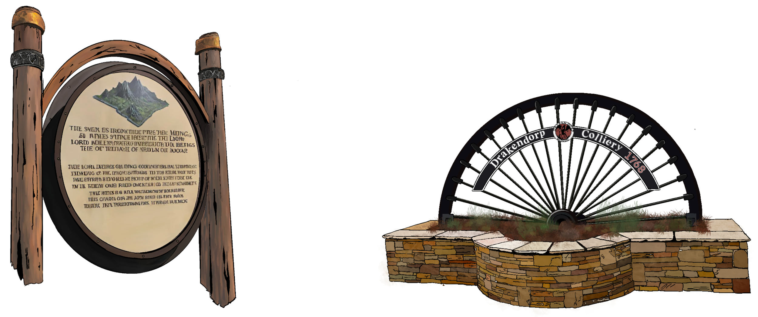 Main Attraction Signage