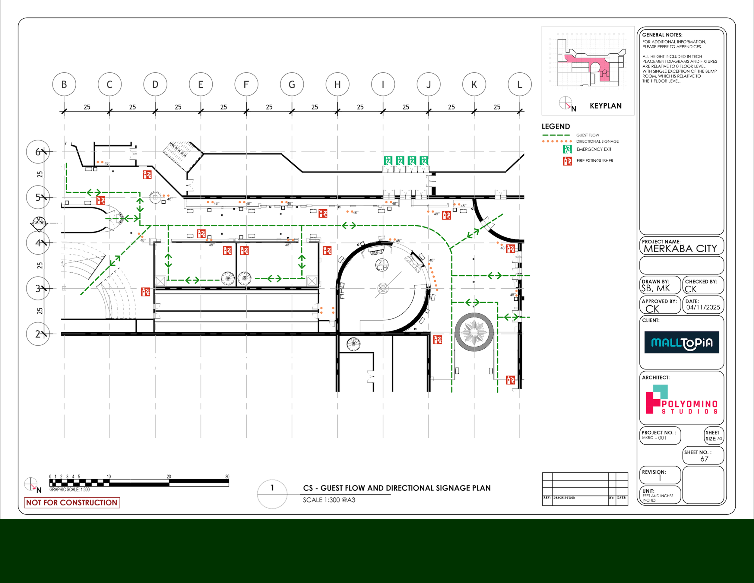 Guest Flow &amp; Directional Signage Plan, City Square