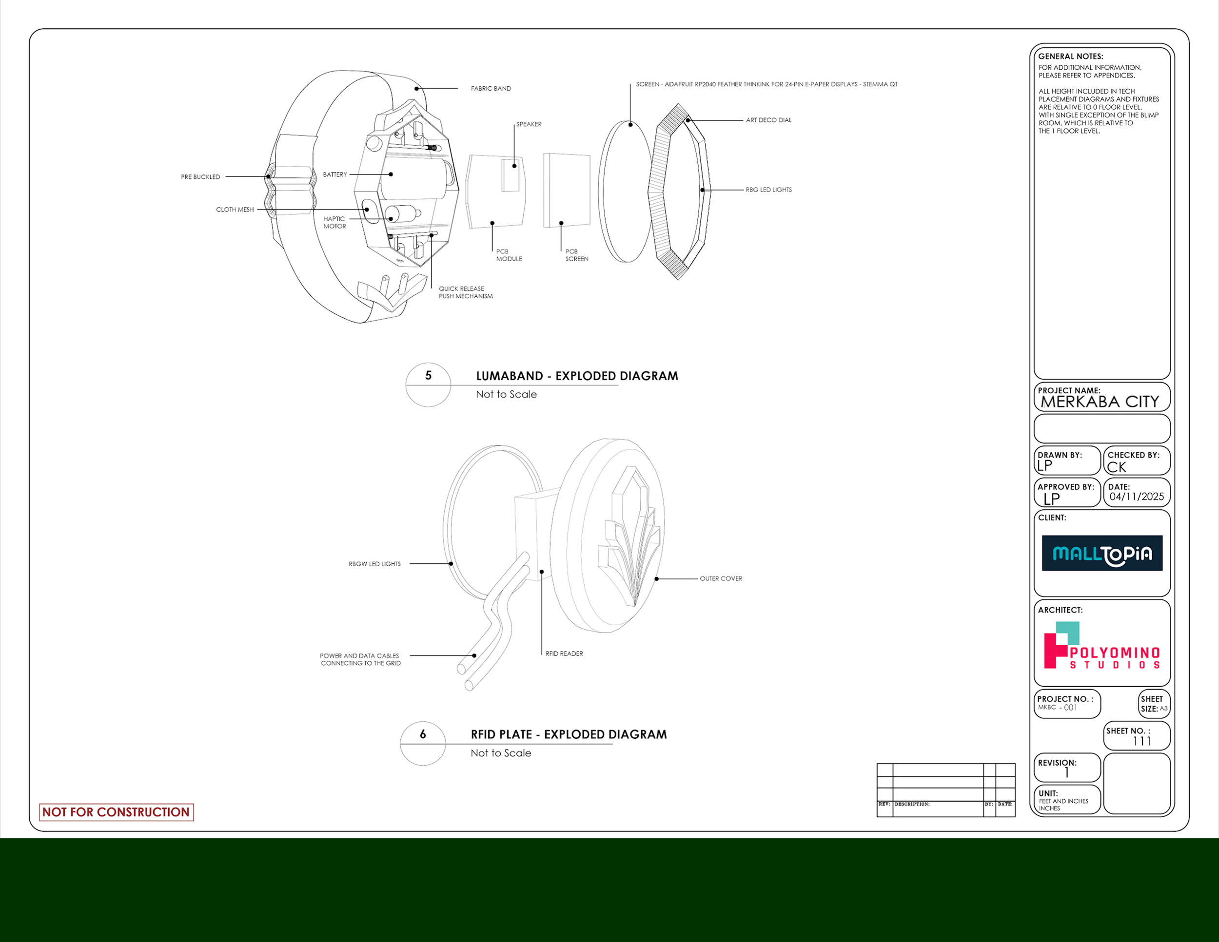 Luma Band &amp; RFID Reader Technical Detail