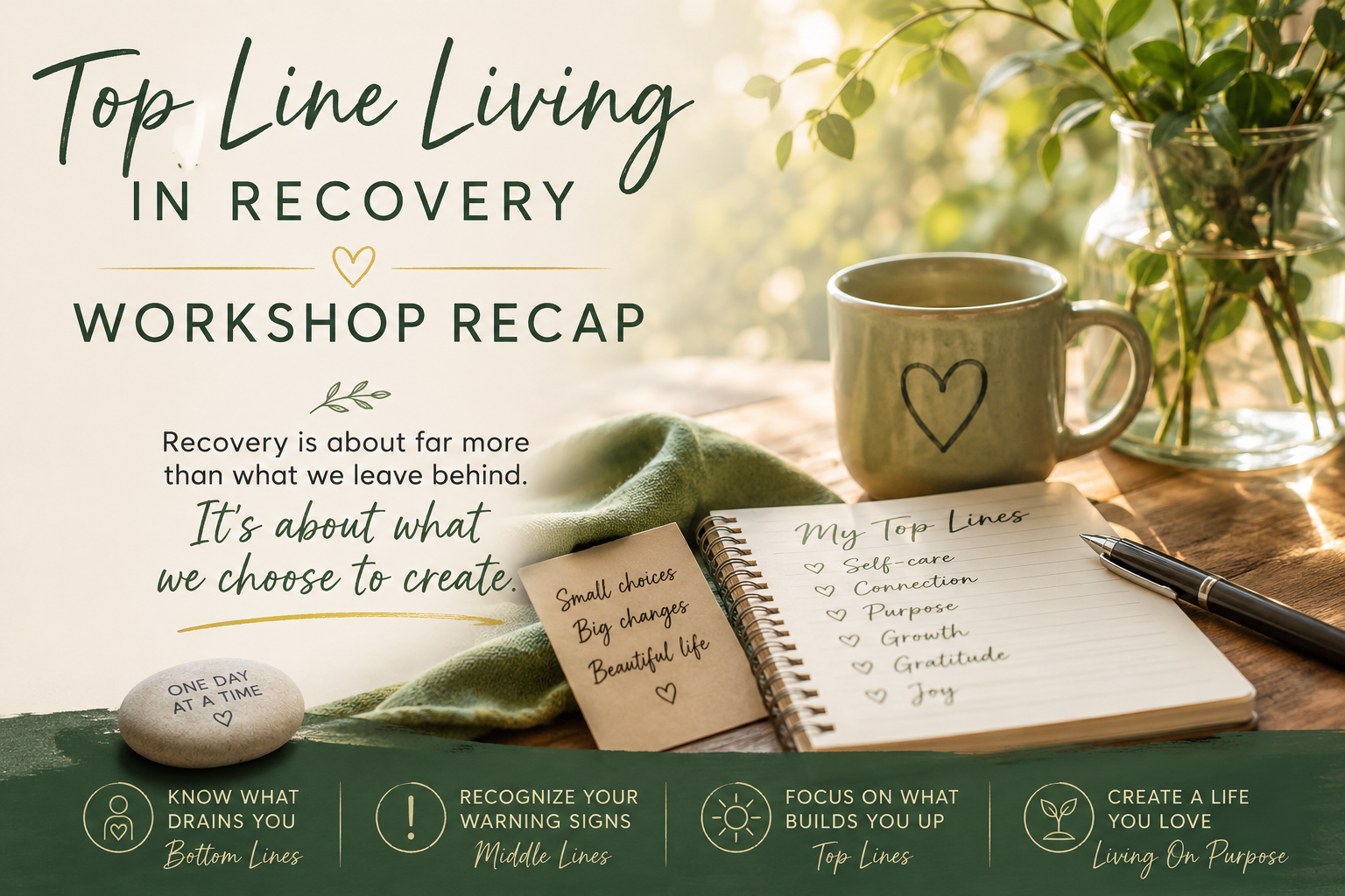 Top Line Living in Recovery Workshop Recap