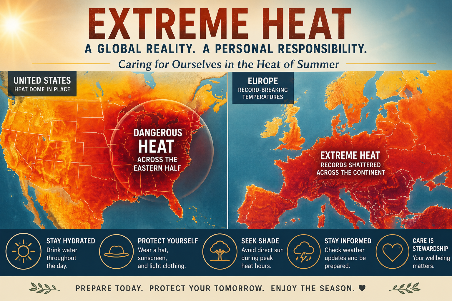 Caring for Ourselves in the Heat of Summer